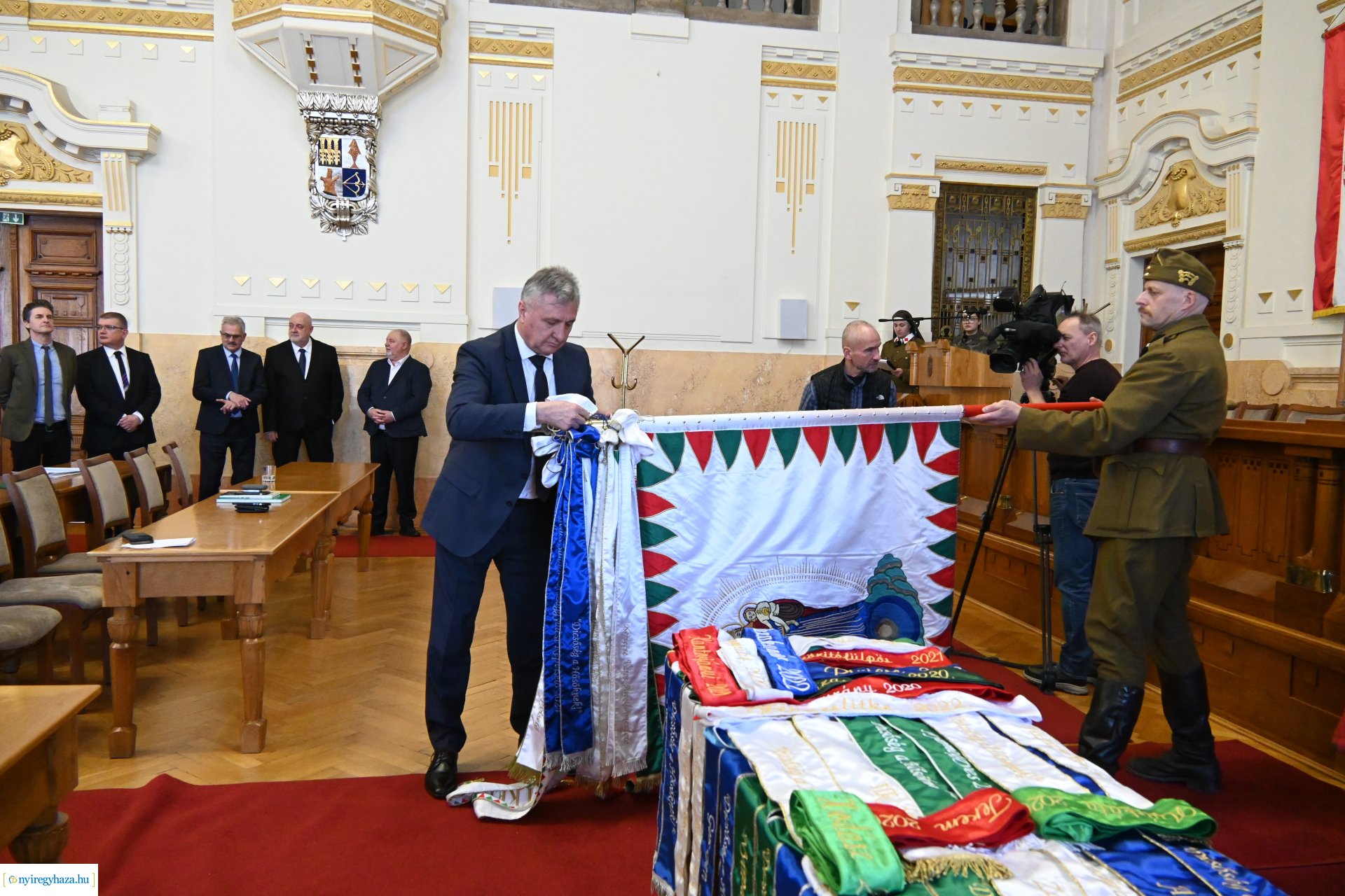 Honvédsuli Egyesület - csapatzászló átadás