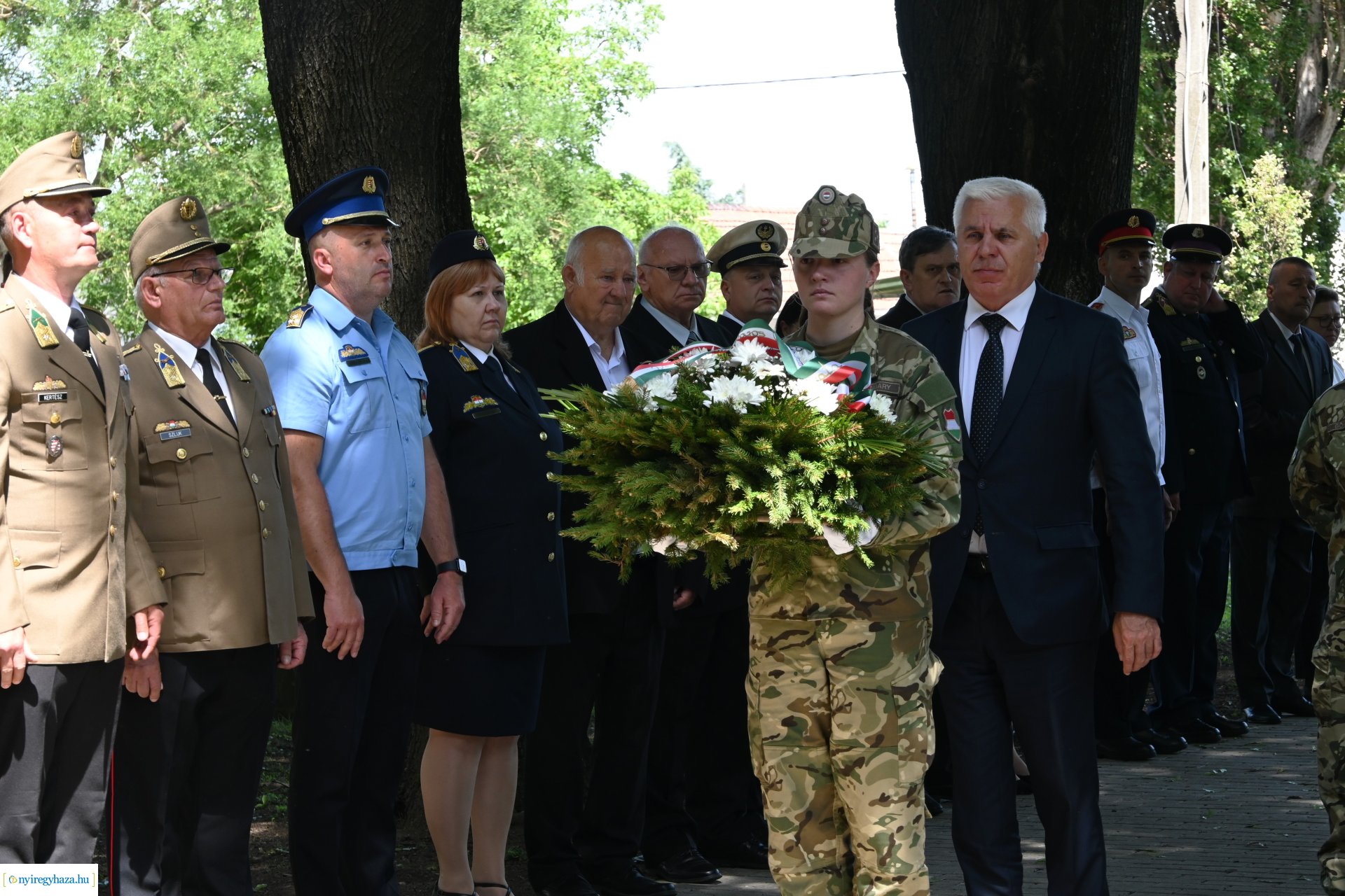 Hősök napja 2024 - koszorúzás a Hősök temetőjében