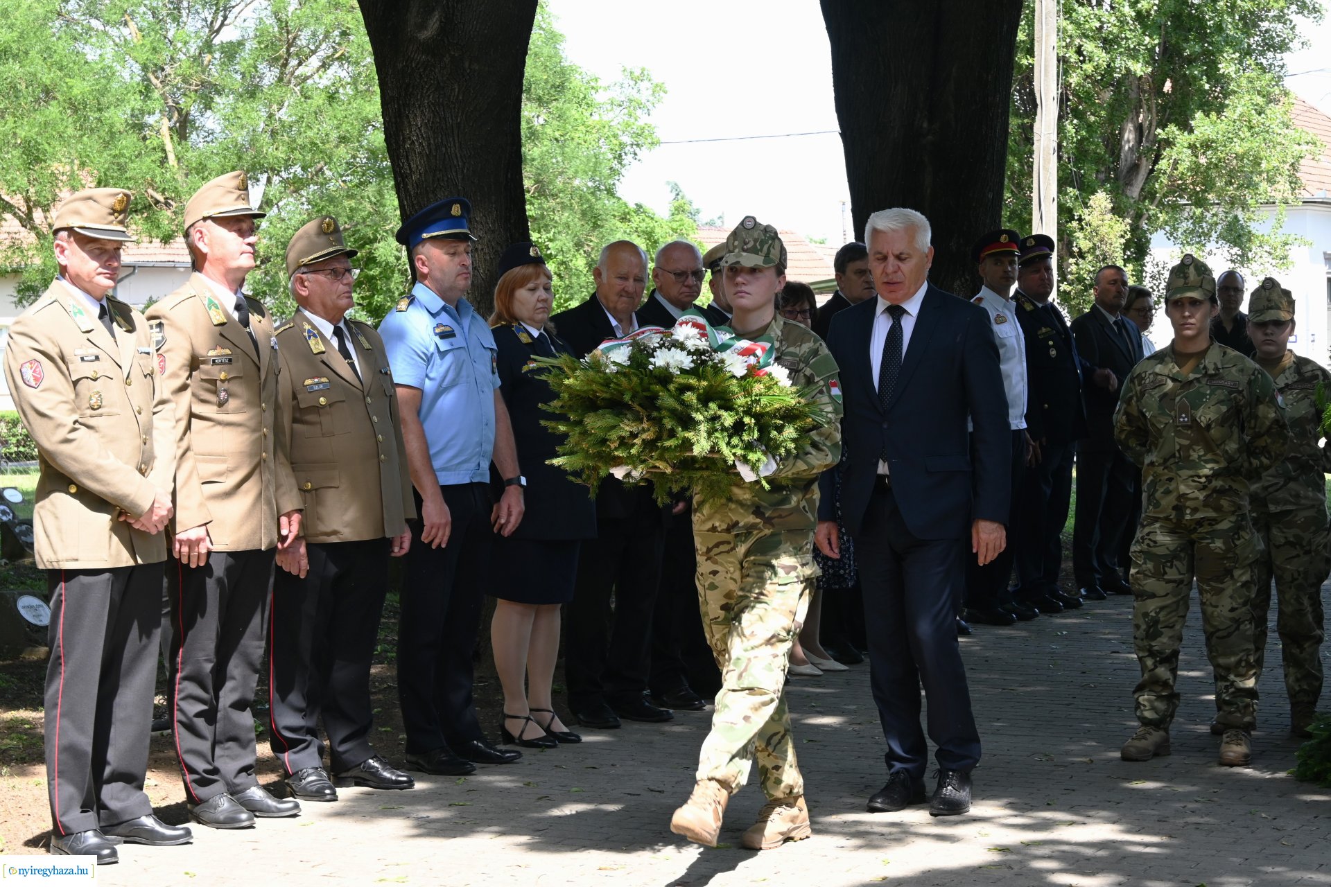Hősök napja 2024 - koszorúzás a Hősök temetőjében