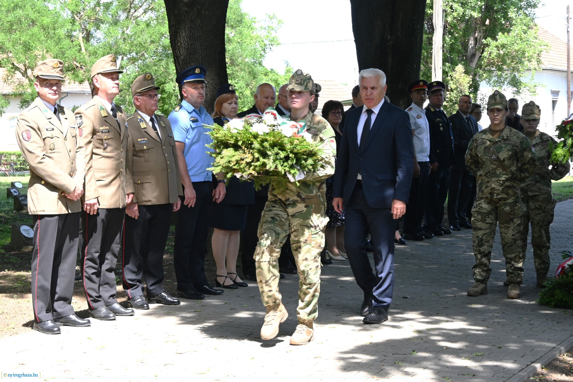 Hősök napja 2024 - koszorúzás a Hősök temetőjében