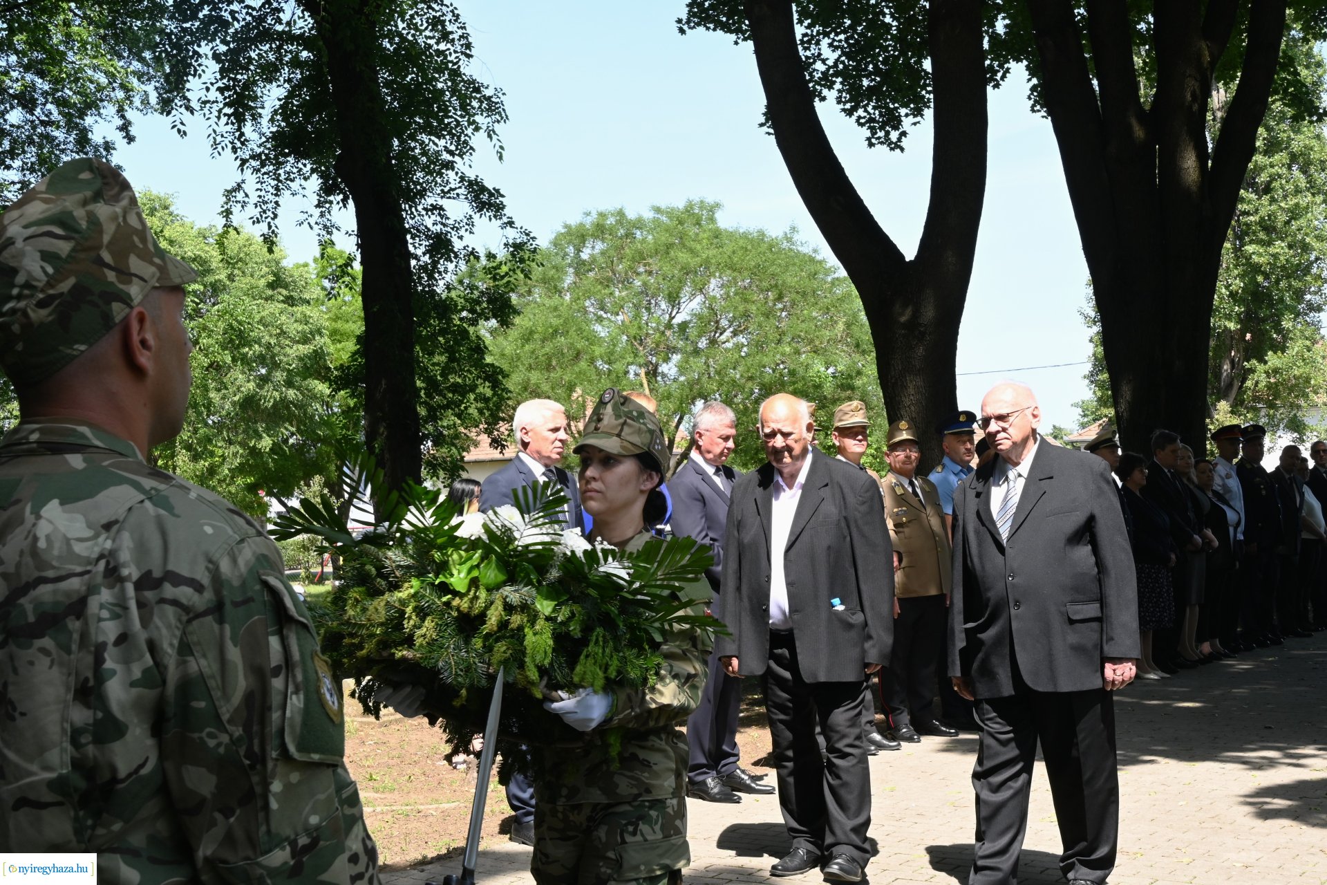 Hősök napja 2024 - koszorúzás a Hősök temetőjében