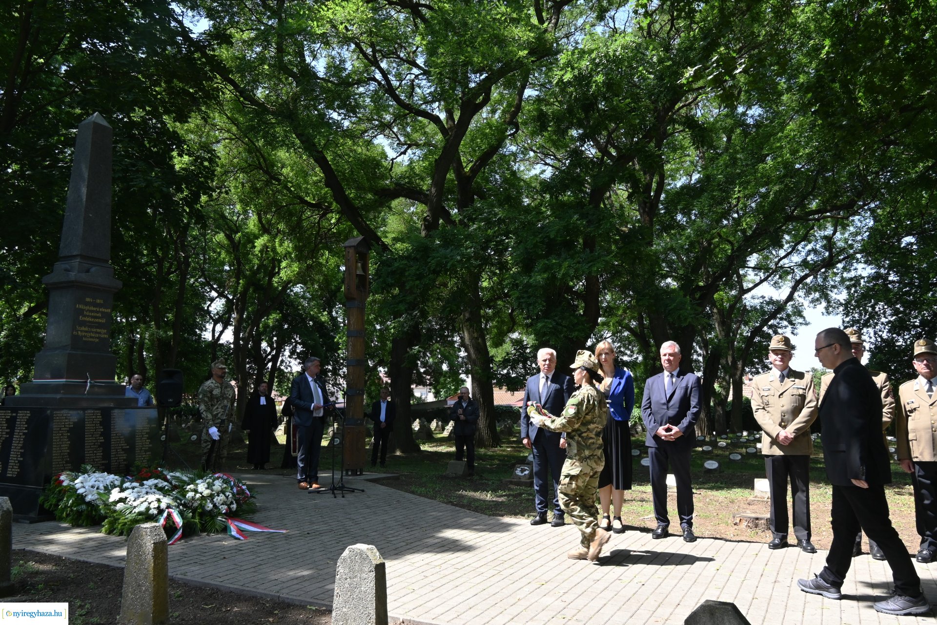 Hősök napja 2024 - koszorúzás a Hősök temetőjében