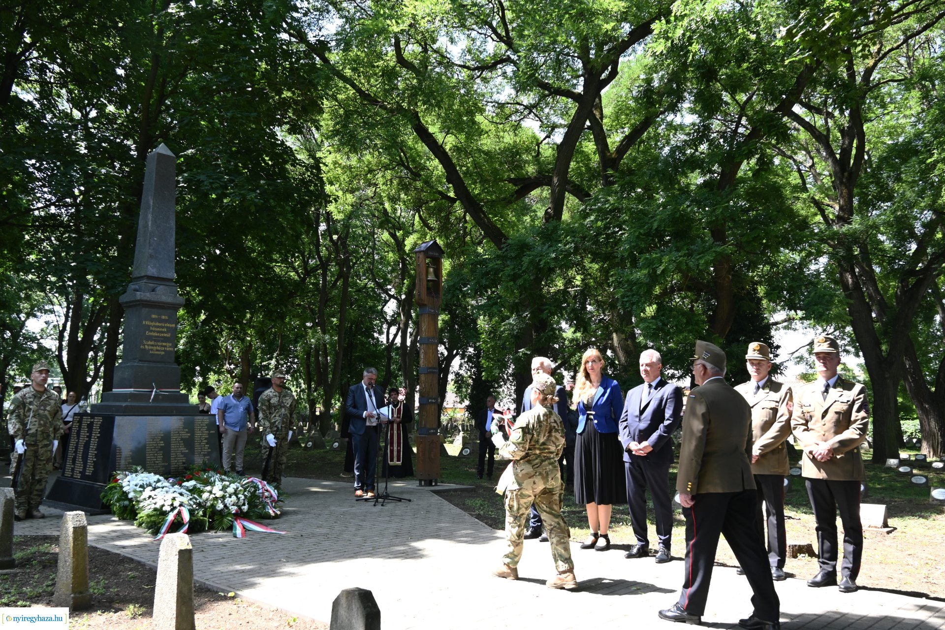 Hősök napja 2024 - koszorúzás a Hősök temetőjében