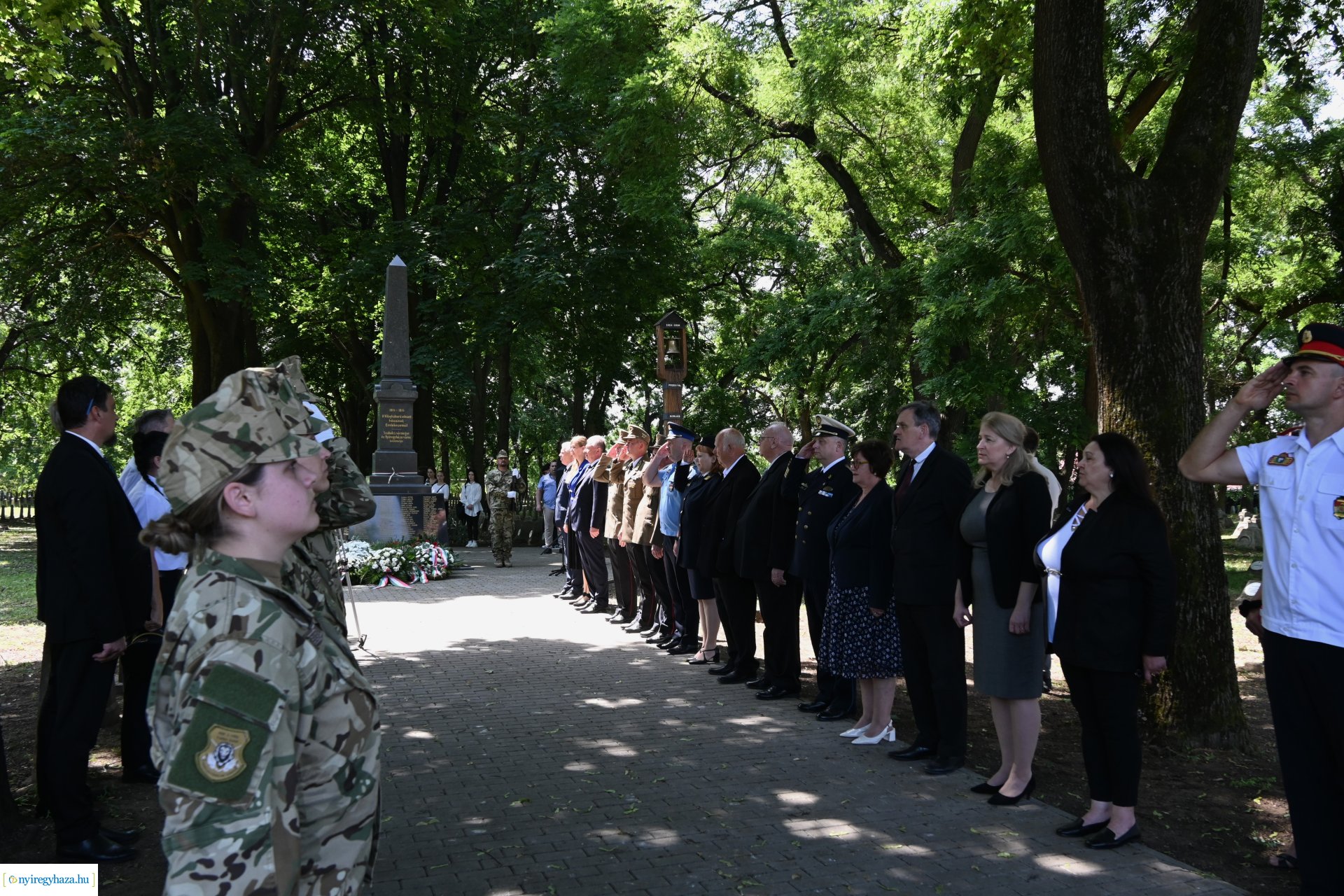 Hősök napja 2024 - koszorúzás a Hősök temetőjében