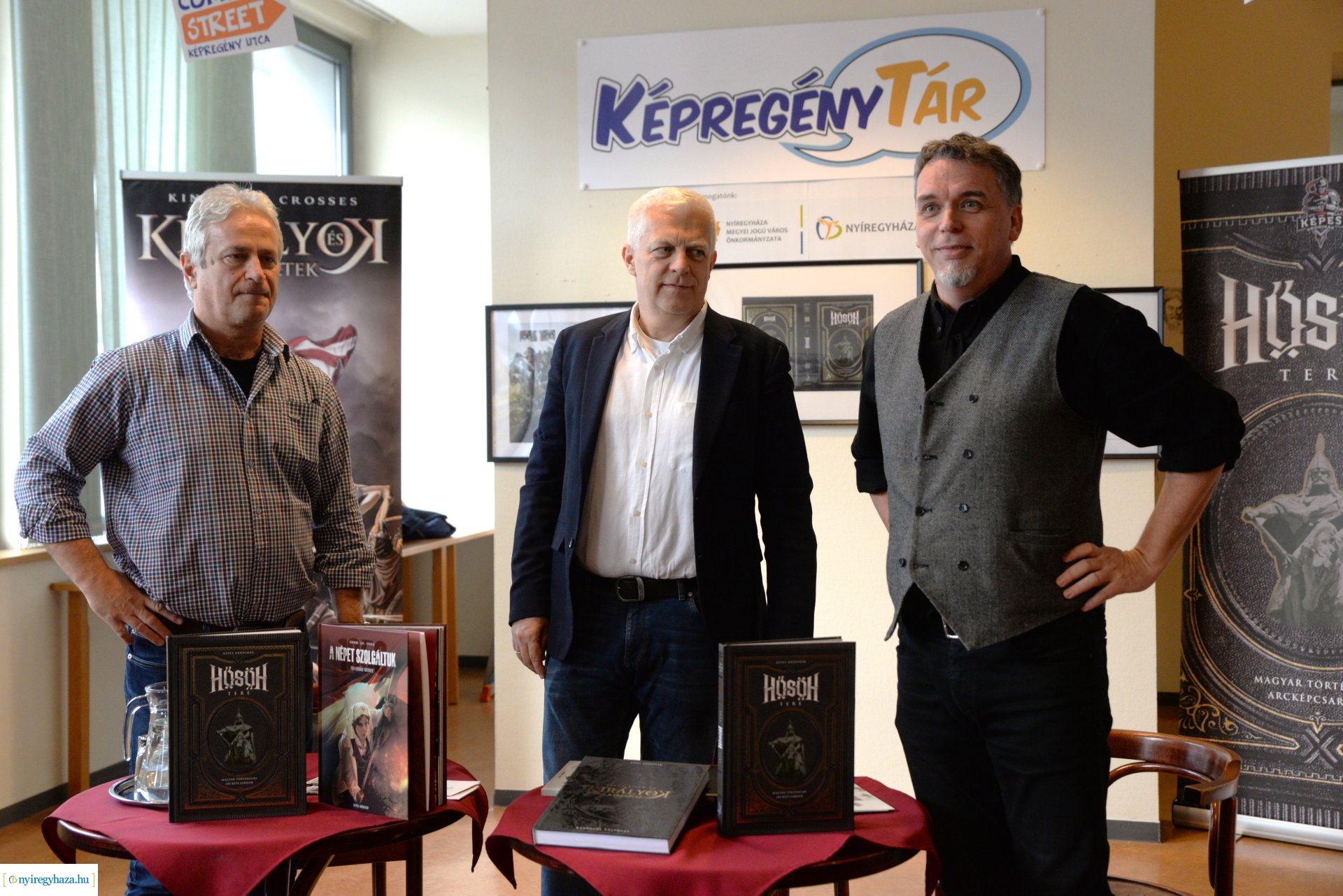Hősök tere – a történelmi képregény Magyarországon - kötetbemutató a Képregénytárban