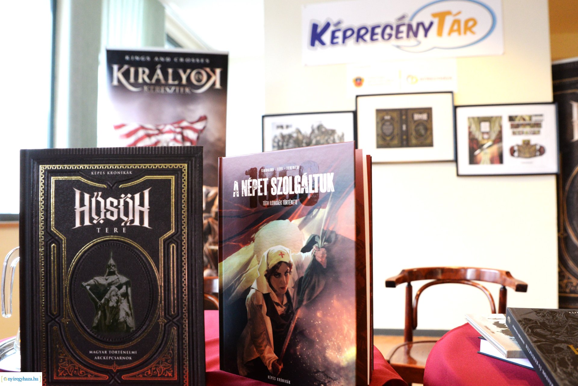 Hősök tere – a történelmi képregény Magyarországon - kötetbemutató a Képregénytárban
