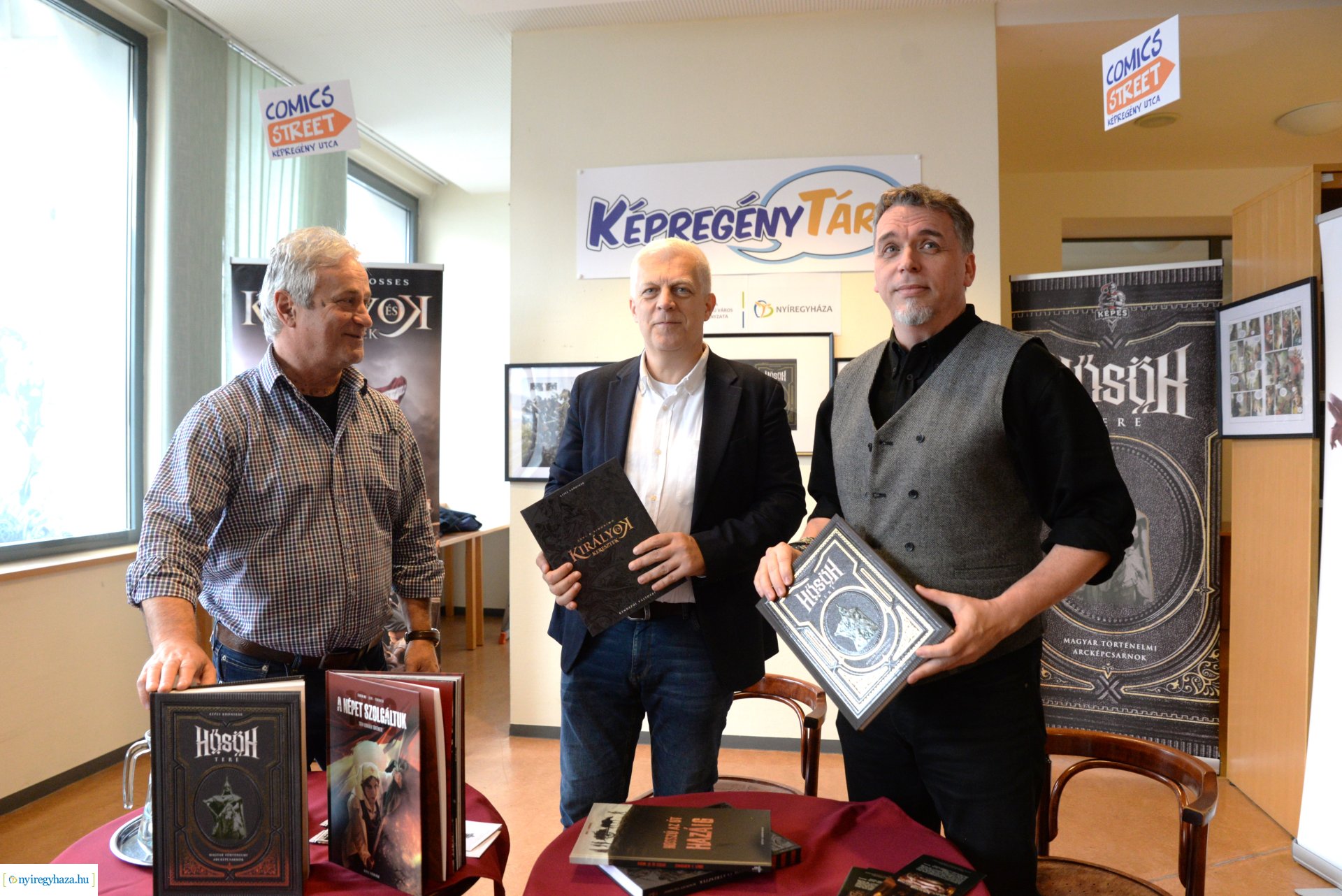 Hősök tere – a történelmi képregény Magyarországon - kötetbemutató a Képregénytárban