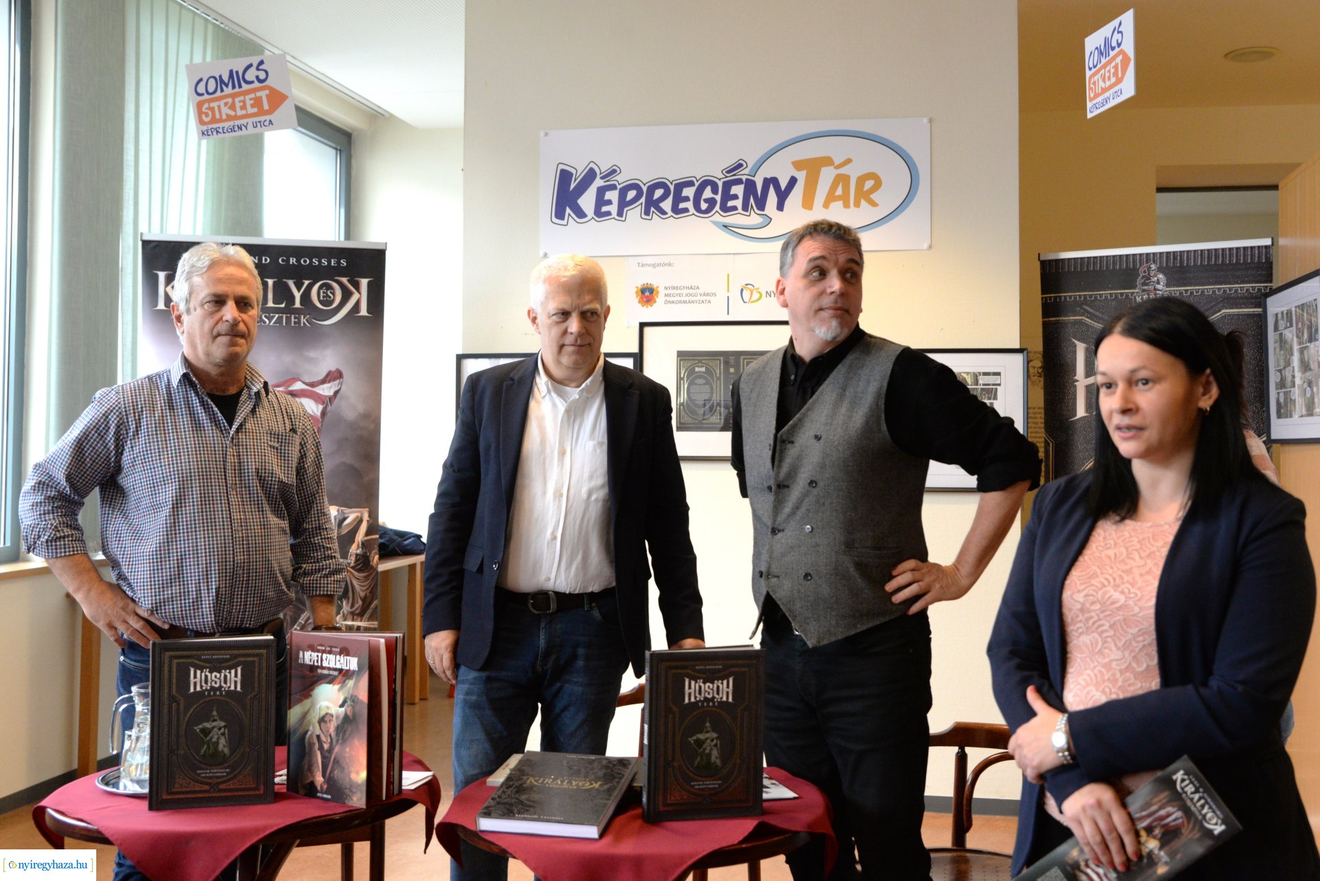 Hősök tere – a történelmi képregény Magyarországon - kötetbemutató a Képregénytárban