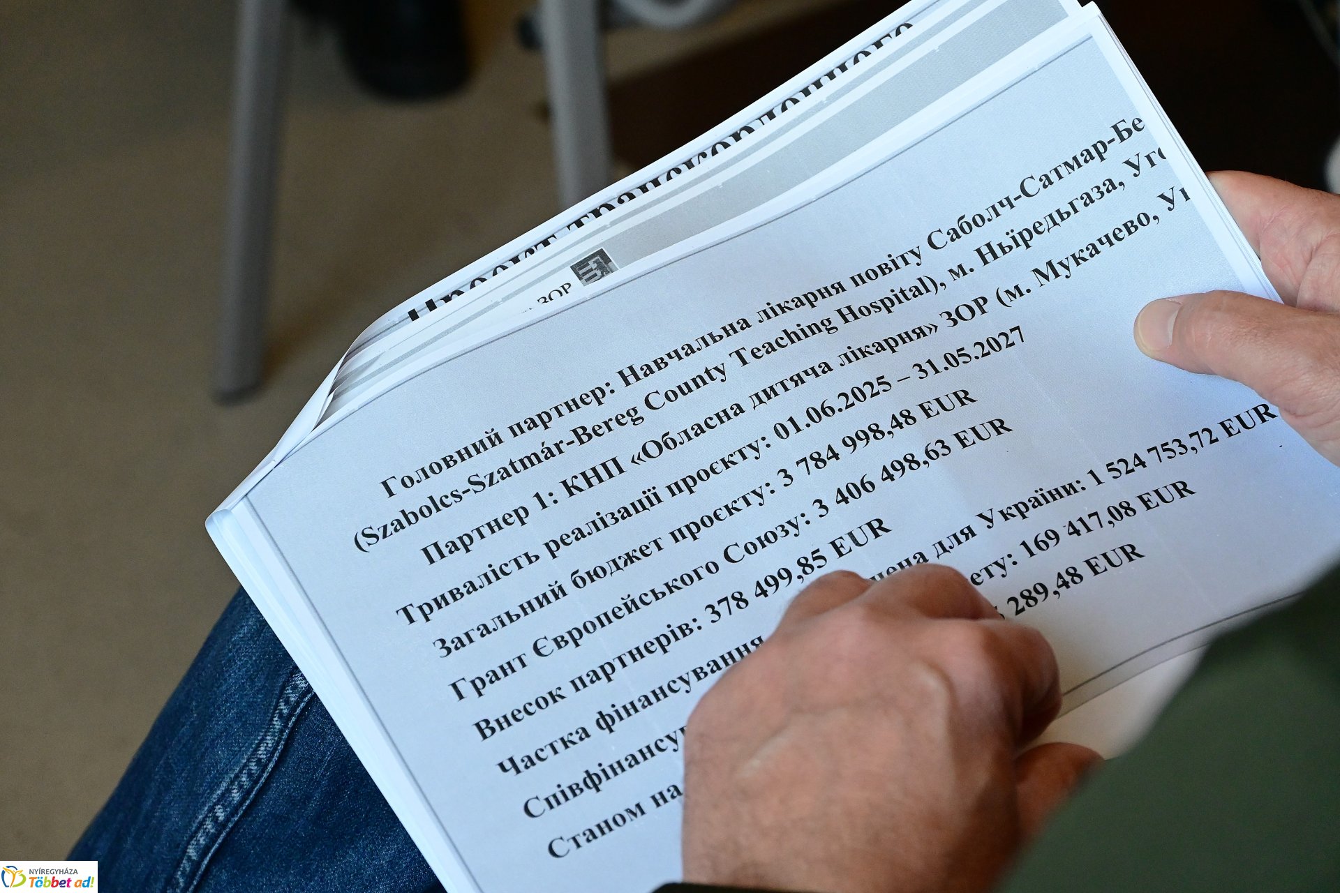 Hospitals projektnyitó