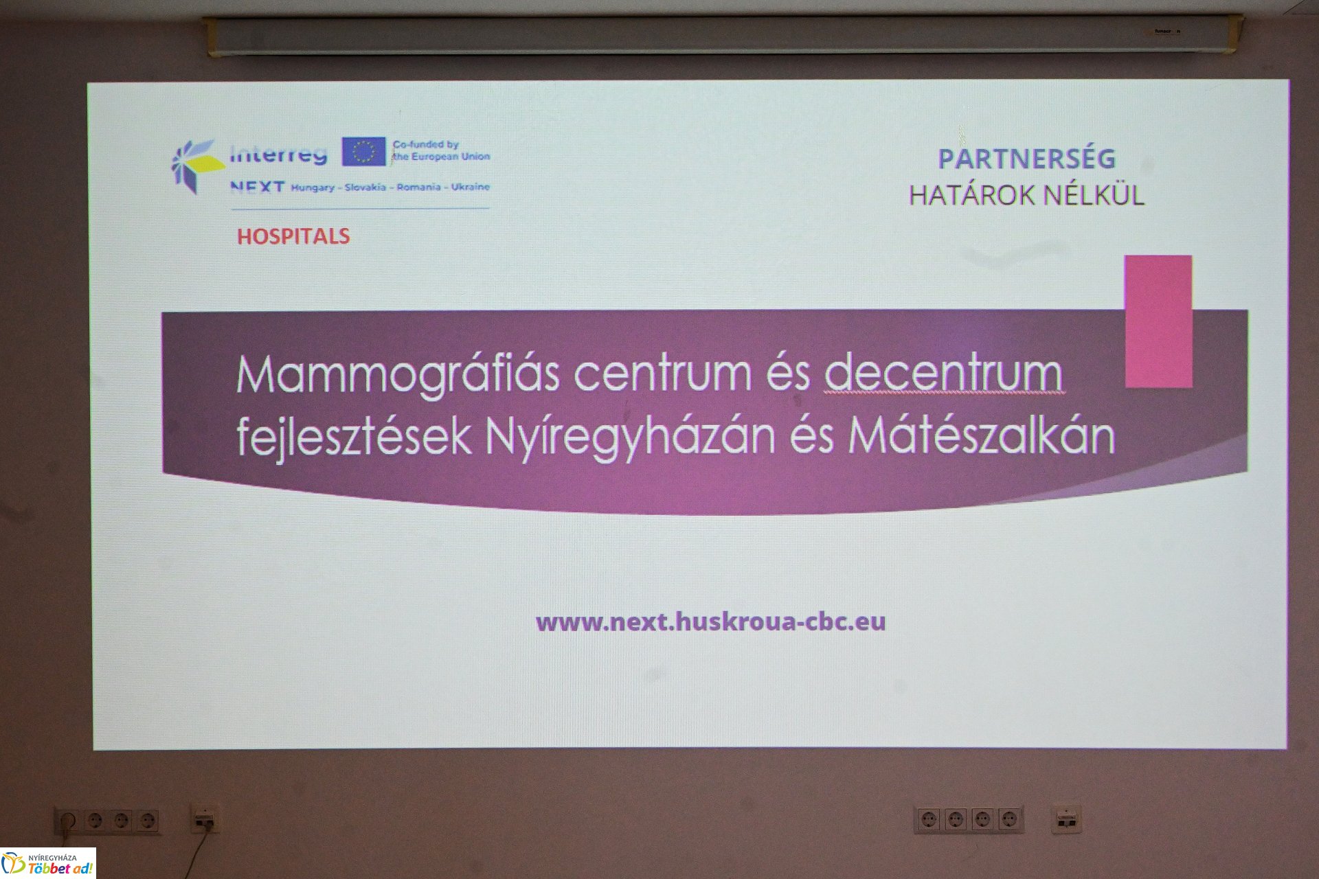 Hospitals projektnyitó