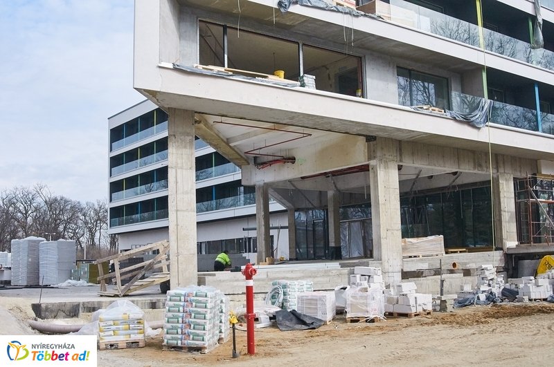 Hotel Sóstó SPA munkálatok