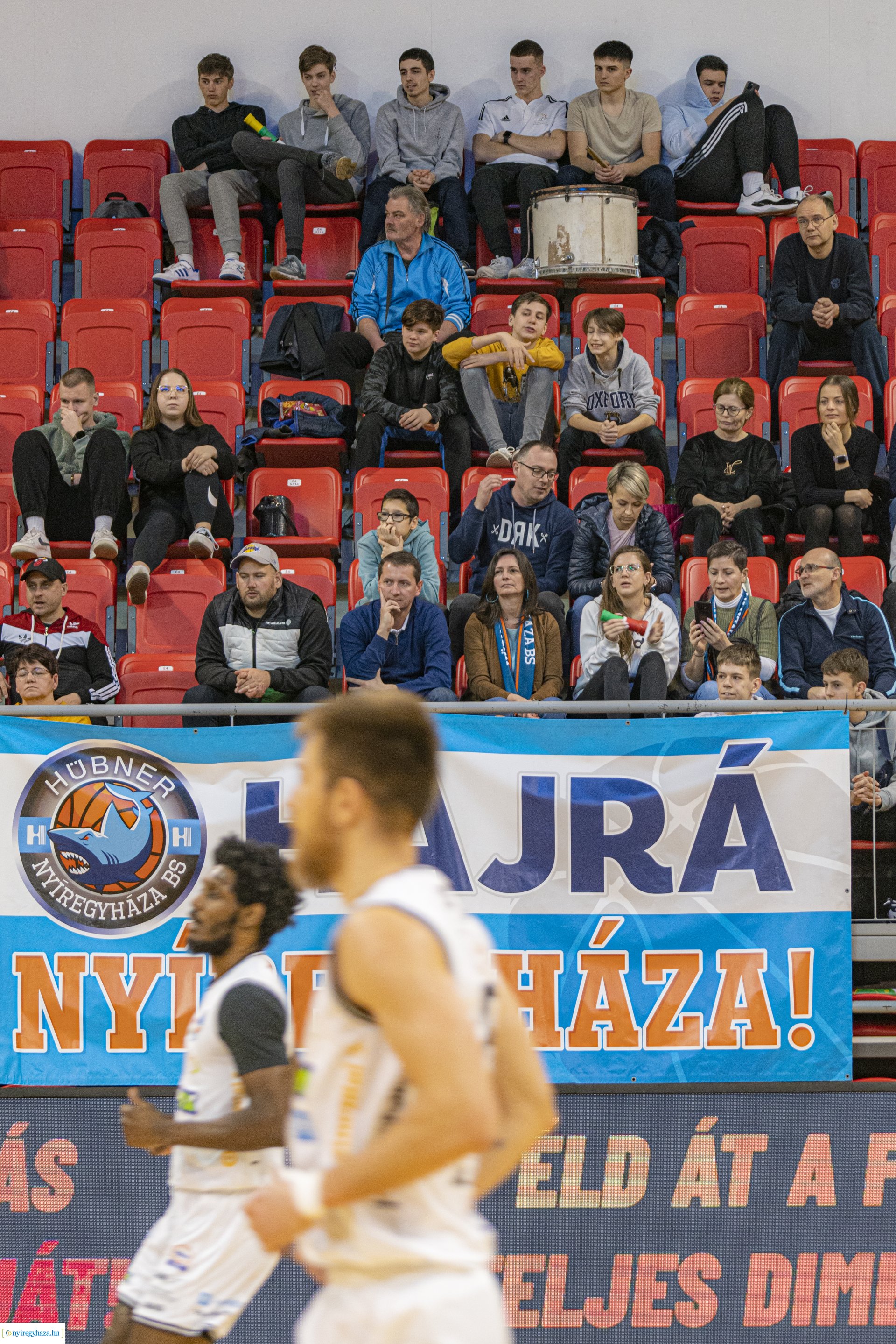 Hübner Nyíregyháza BS - Budapesti Honvéd Sportegyesület kosárlabda mérkőzés a Continental Arénában