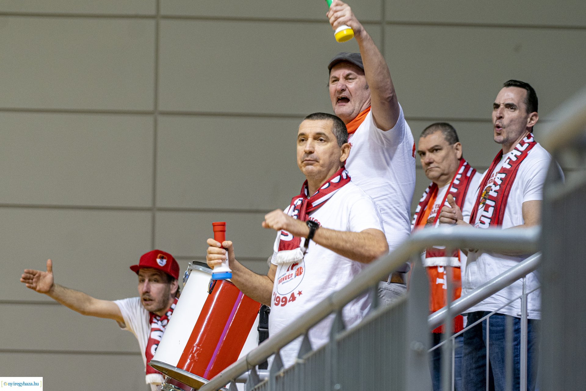 Hübner Nyíregyháza BS - Budapesti Honvéd Sportegyesület kosárlabda mérkőzés a Continental Arénában