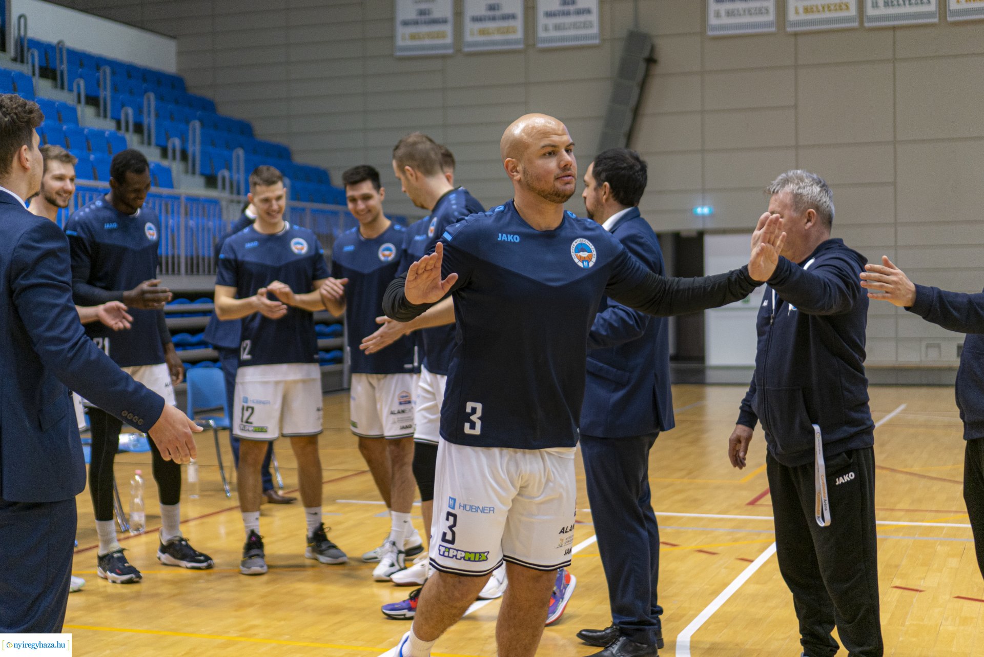 Hübner Nyíregyháza BS - Budapesti Honvéd Sportegyesület kosárlabda mérkőzés a Continental Arénában