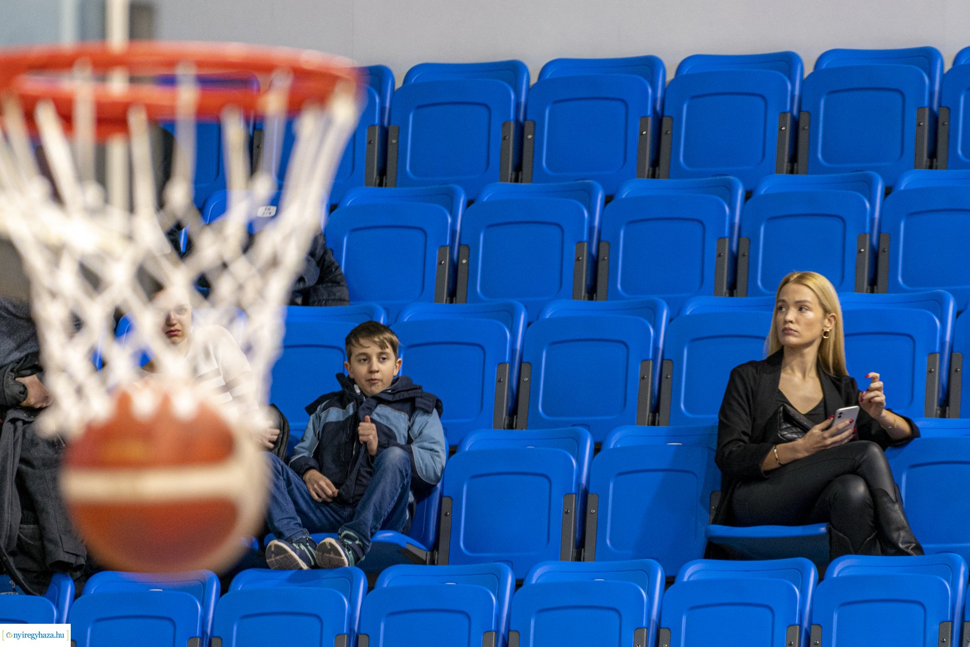 Hübner Nyíregyháza BS - Budapesti Honvéd Sportegyesület kosárlabda mérkőzés a Continental Arénában