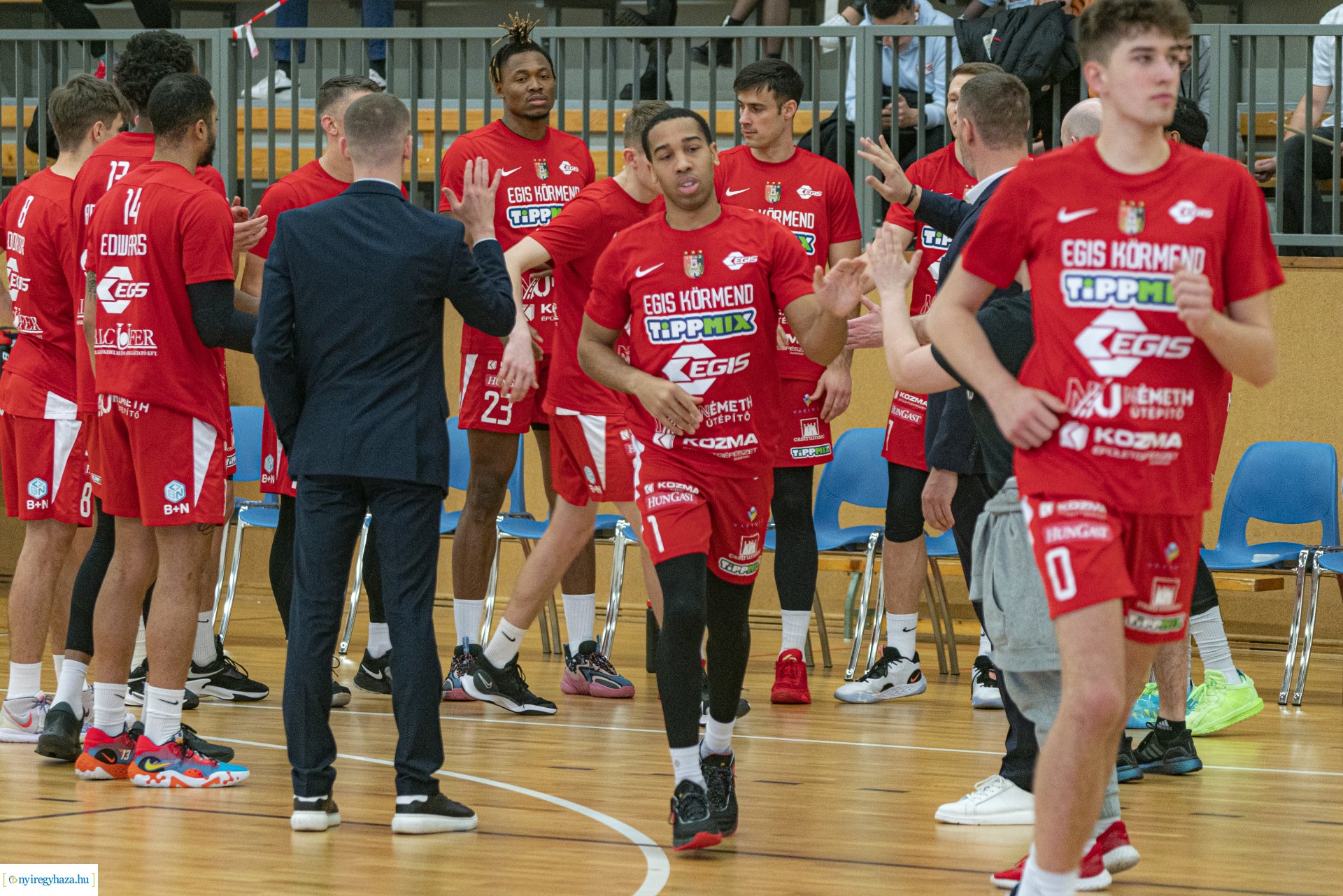 HÜBNER Nyíregyháza BS - Egis Körmend kosárlabda mérkőzés