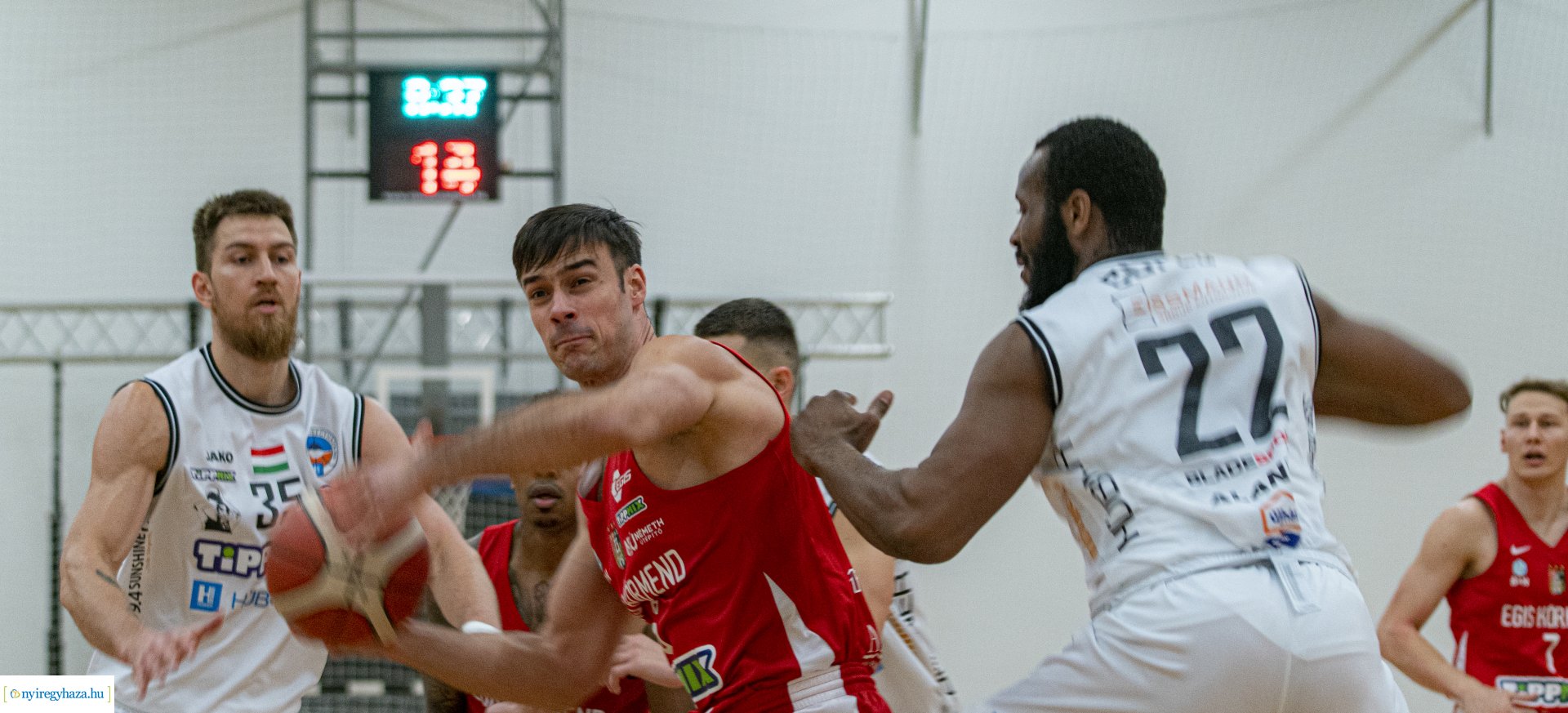 HÜBNER Nyíregyháza BS - Egis Körmend kosárlabda mérkőzés