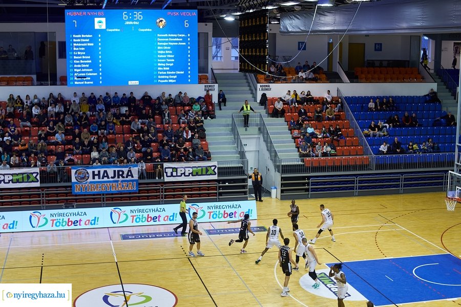 Hübner Nyíregyháza BS - PVSK Veolia kosárlabda