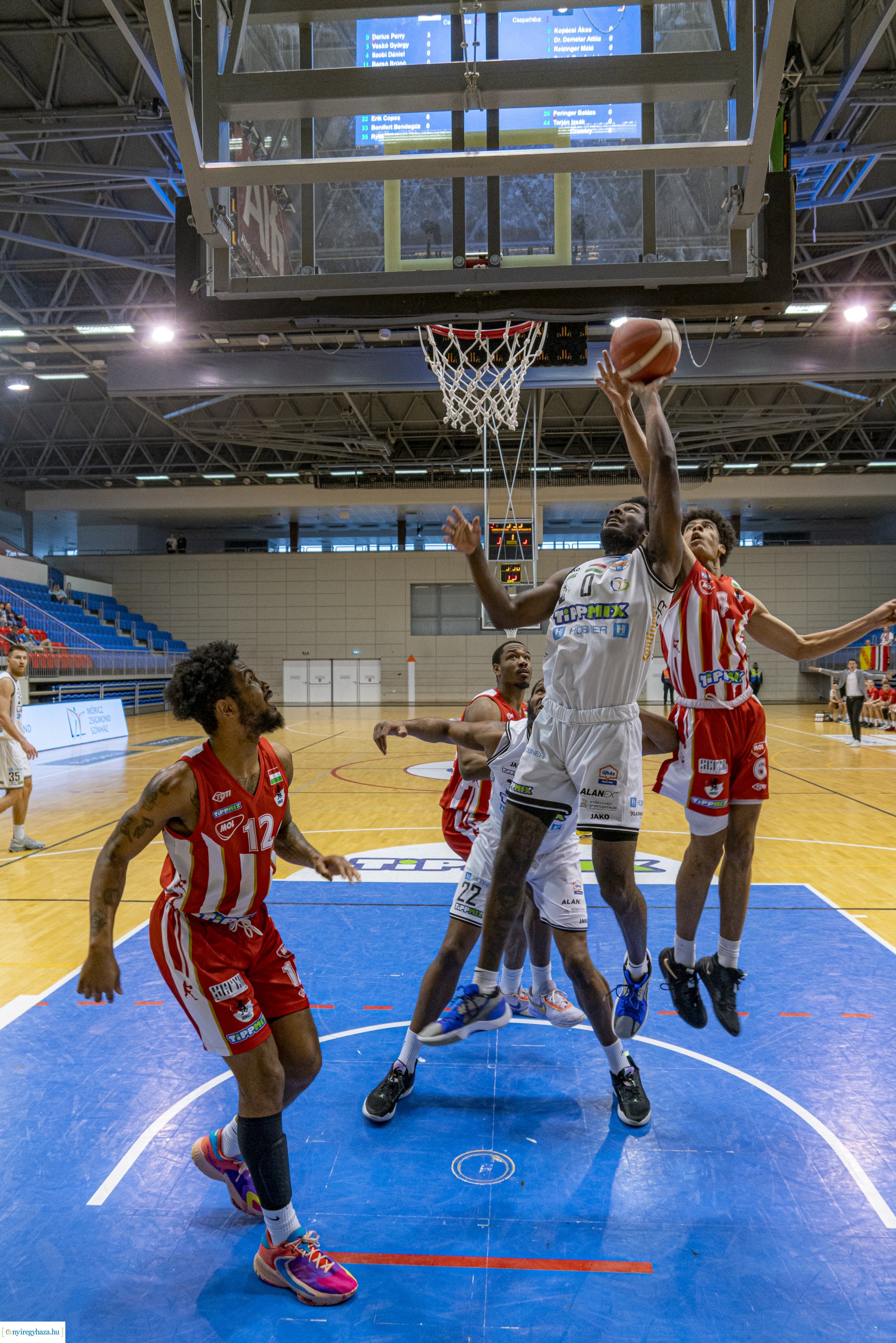 Hübner Nyíregyháza BS vs Budapesti Honvéd Kosárlabda Szakosztály kosárlabda mérkőzés 