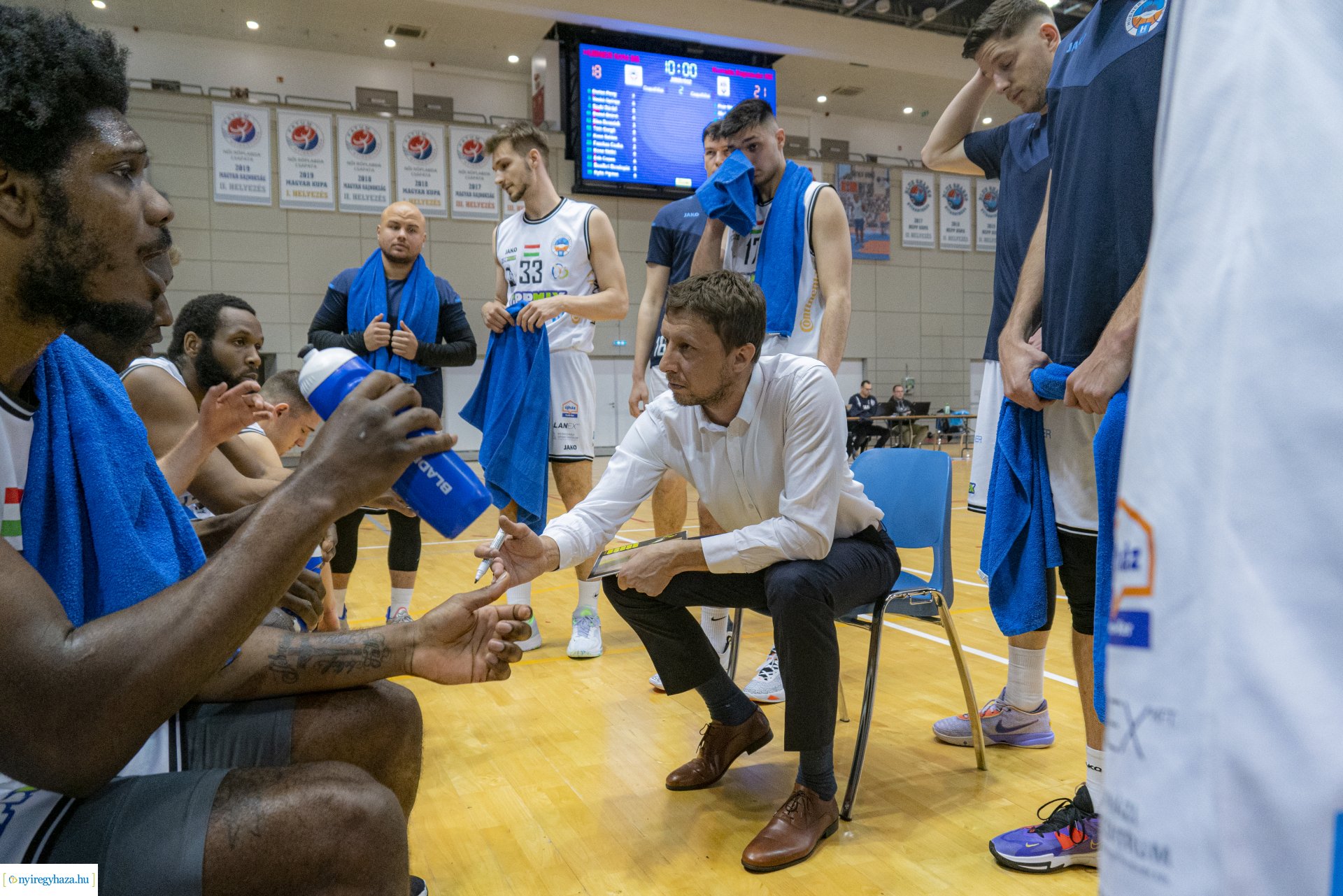 Hübner Nyiregyháza BS vs Kaposvari Kosárladba klub mérkőzése a Continental Arénában