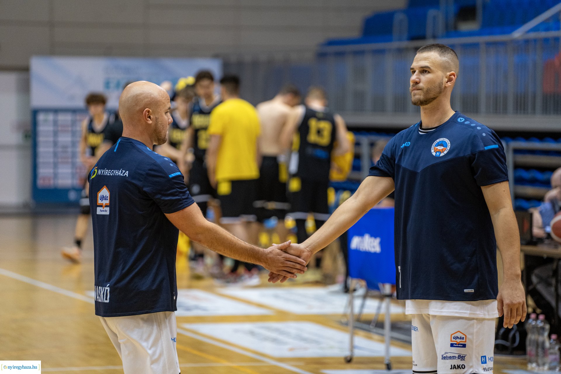 Hübner Nyíregyháza BS vs Óbudai Kaszások kosárlabda mérkőzés a Continental Arénában