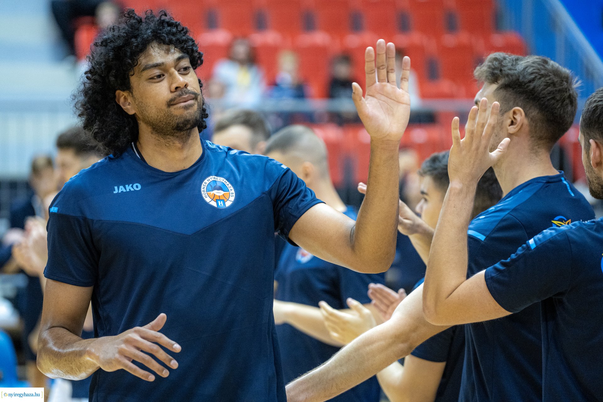 Hübner Nyíregyháza BS vs Óbudai Kaszások kosárlabda mérkőzés a Continental Arénában