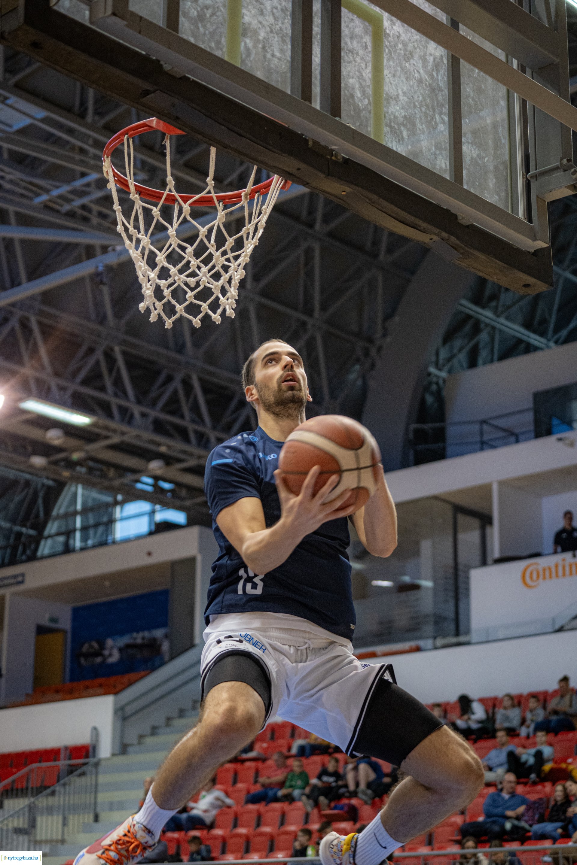 Hübner Nyíregyháza BS vs Óbudai Kaszások kosárlabda mérkőzés a Continental Arénában