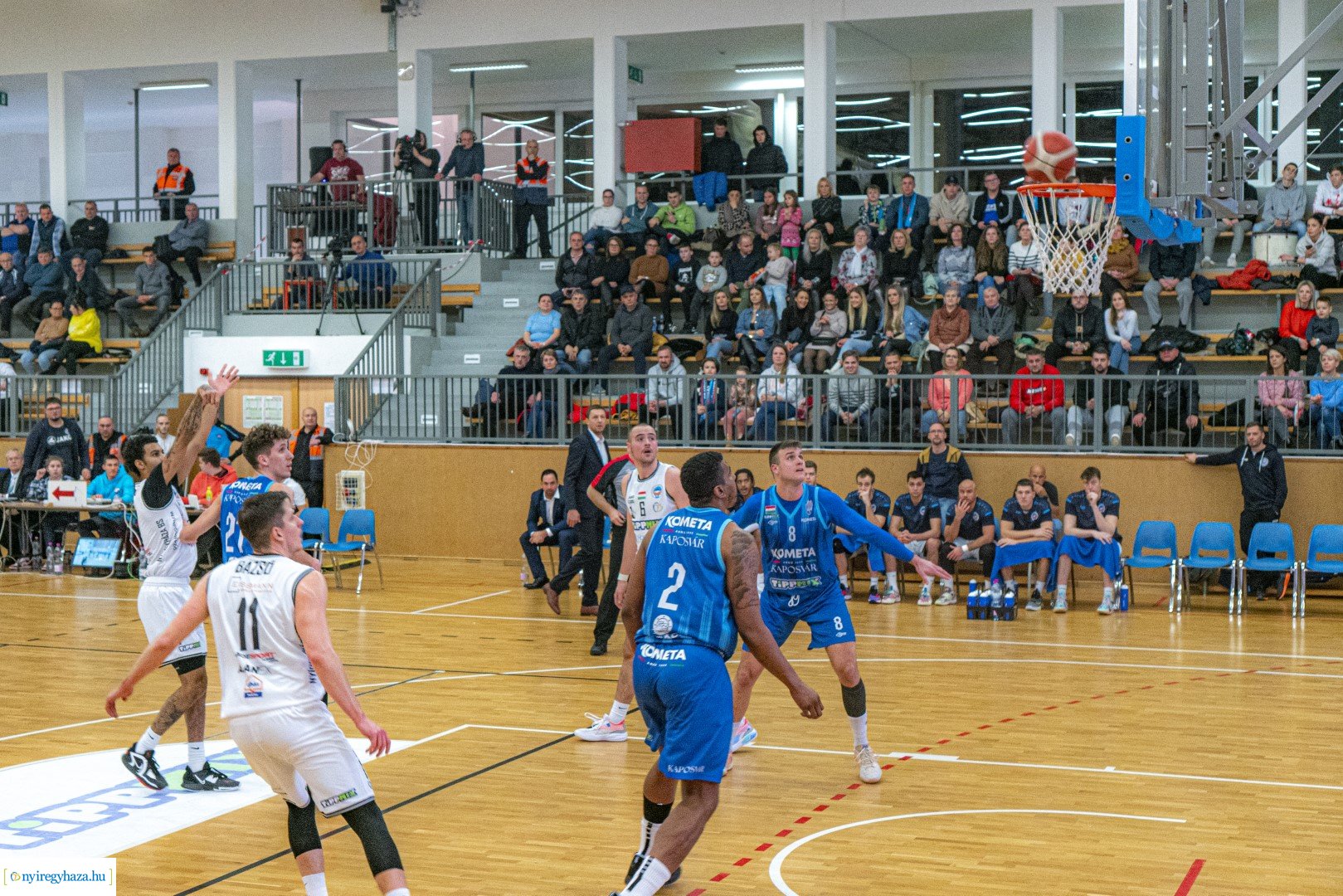 Hübner Nyíregyháza BS vs. Kometa Kaposvári KK kosárlabda mérkőzés