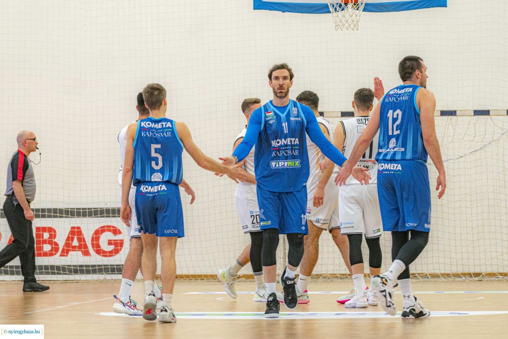 Hübner Nyíregyháza BS vs. Kometa Kaposvári KK kosárlabda mérkőzés