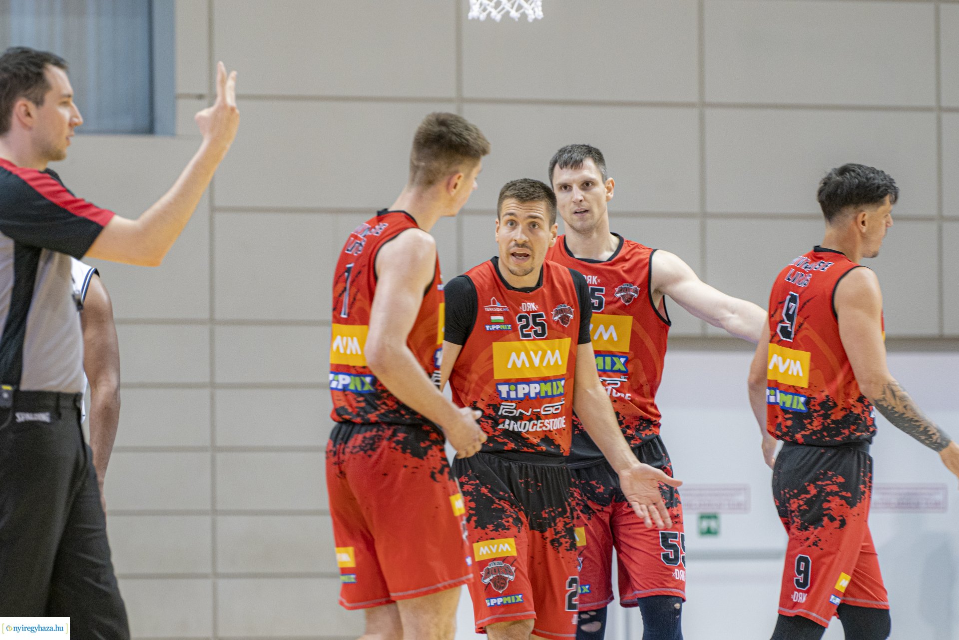 Hübner Nyíregyháza BS vs. MVM-OSE Lions kosárlabda mérkőzés