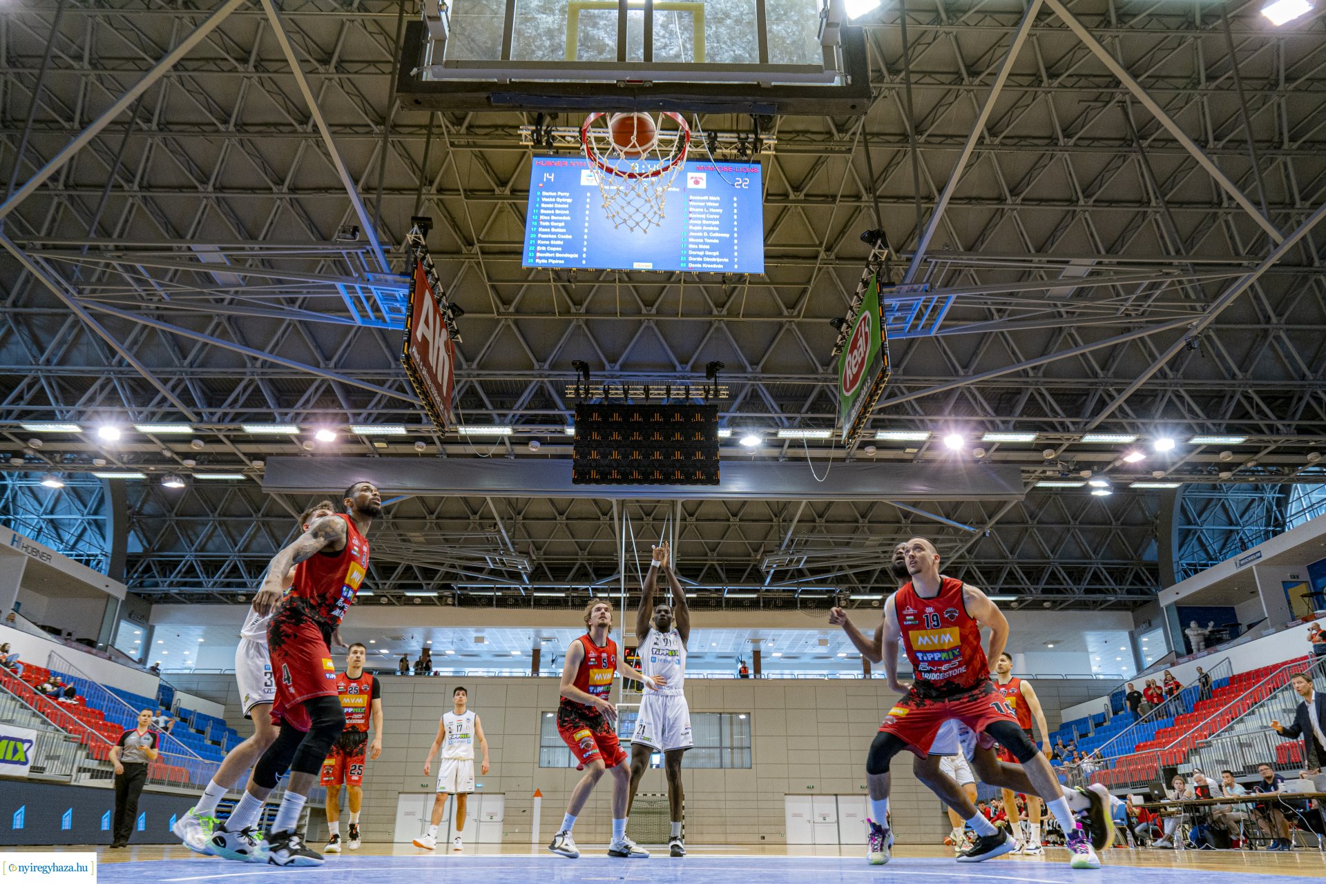 Hübner Nyíregyháza BS vs. MVM-OSE Lions kosárlabda mérkőzés