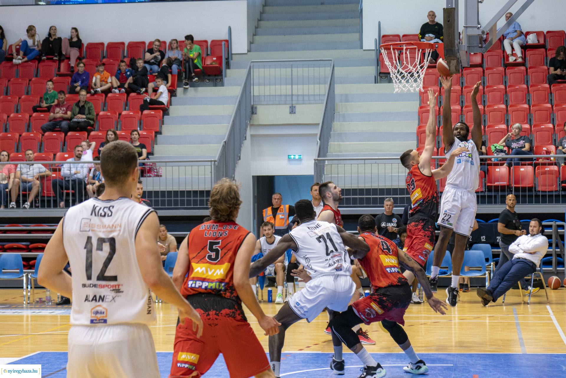 Hübner Nyíregyháza BS vs. MVM-OSE Lions kosárlabda mérkőzés