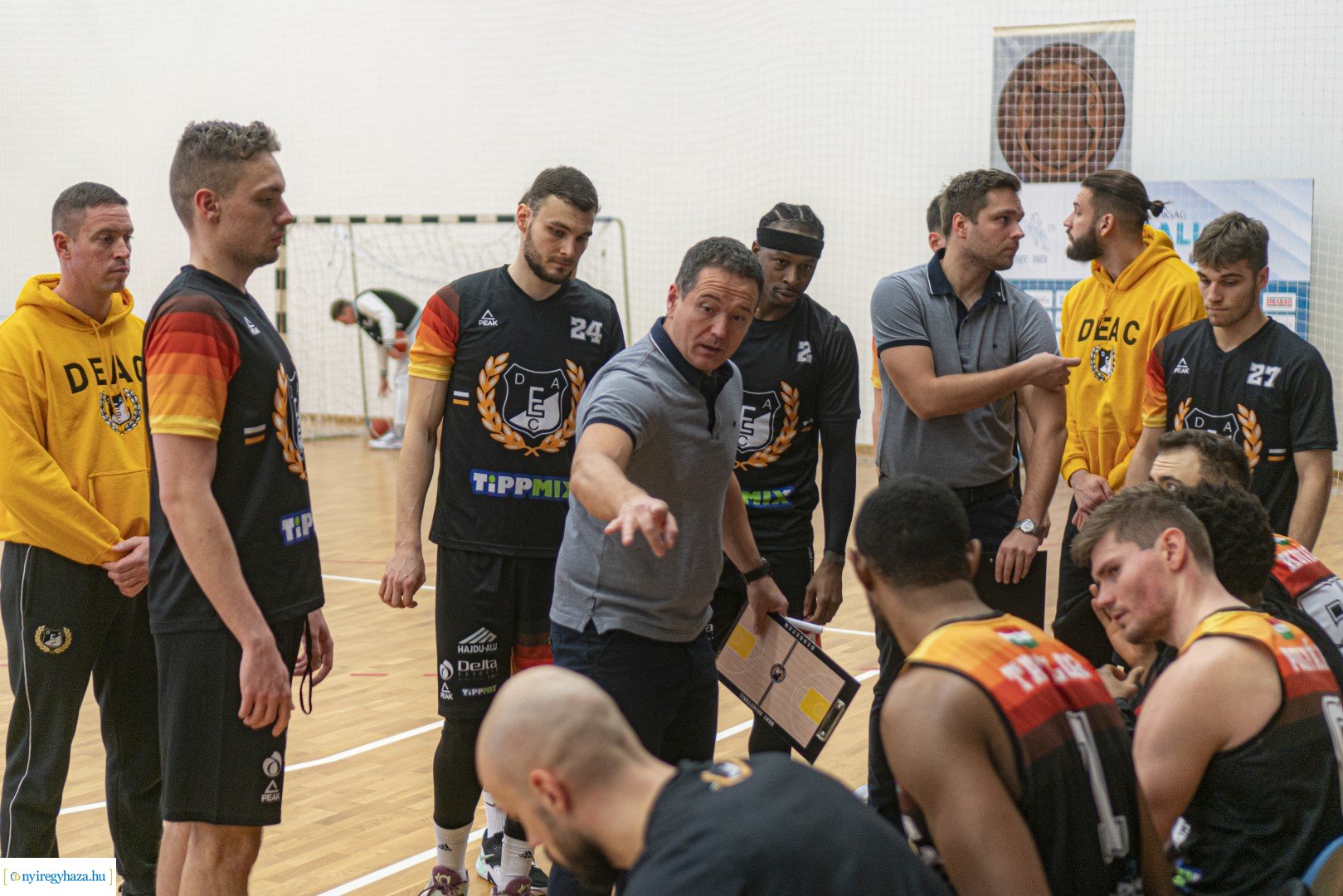 Hübner Nyíregyháza BS–DEAC kosárlabda mérkőzés