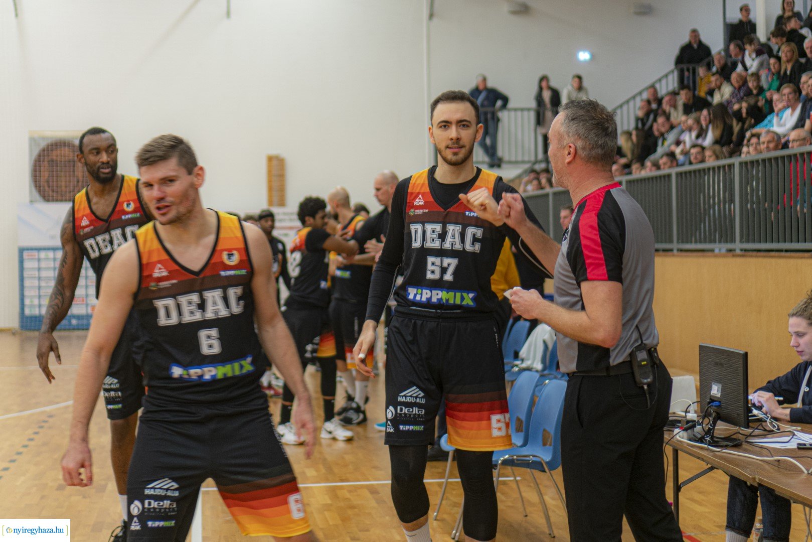 Hübner Nyíregyháza BS–DEAC kosárlabda mérkőzés
