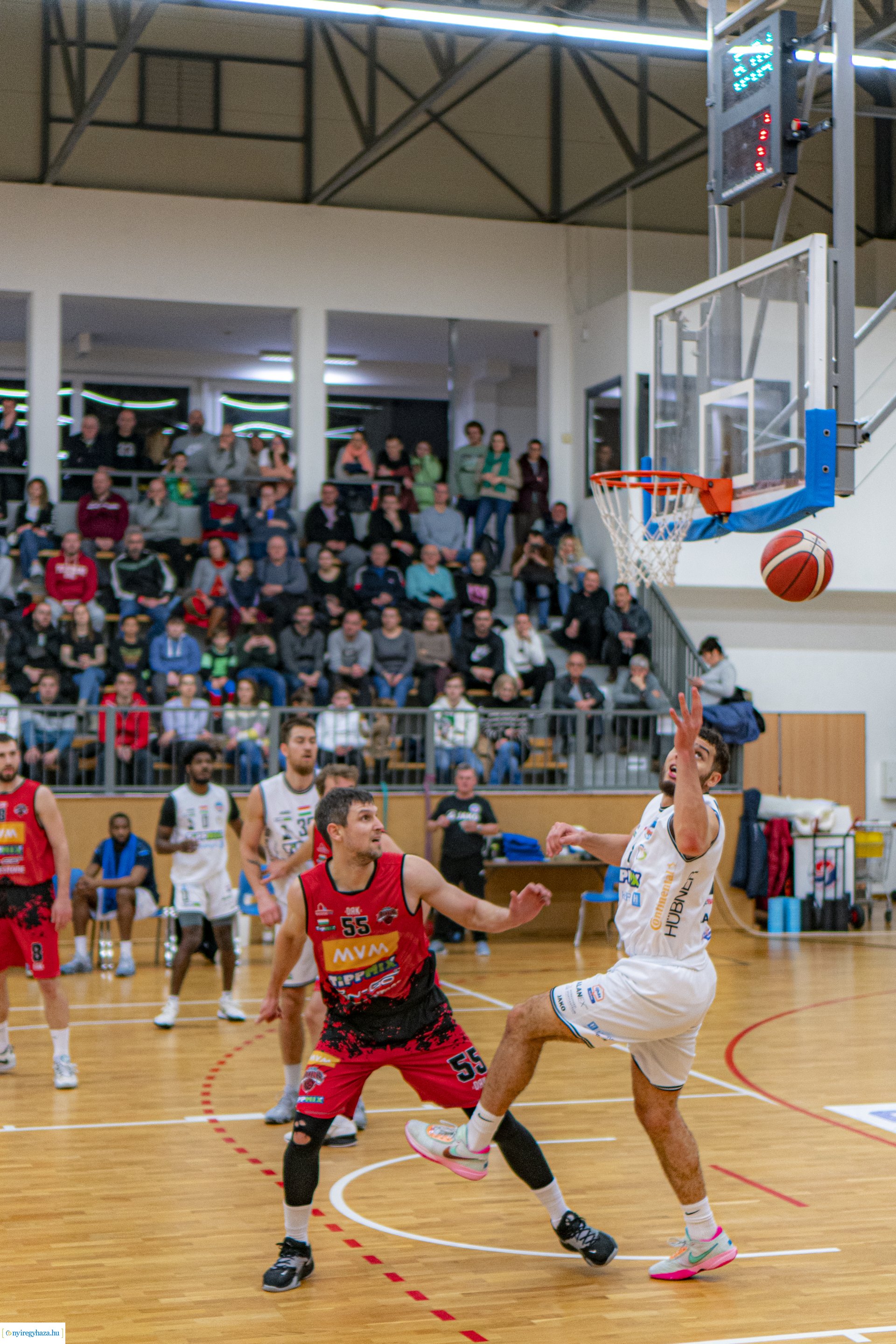 Hübner Nyíregyháza BS–MVM-OSE Lions kosárlabda mérkőzés