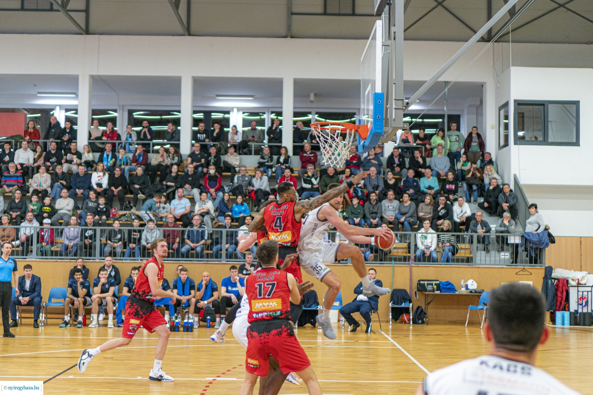 Hübner Nyíregyháza BS–MVM-OSE Lions kosárlabda mérkőzés
