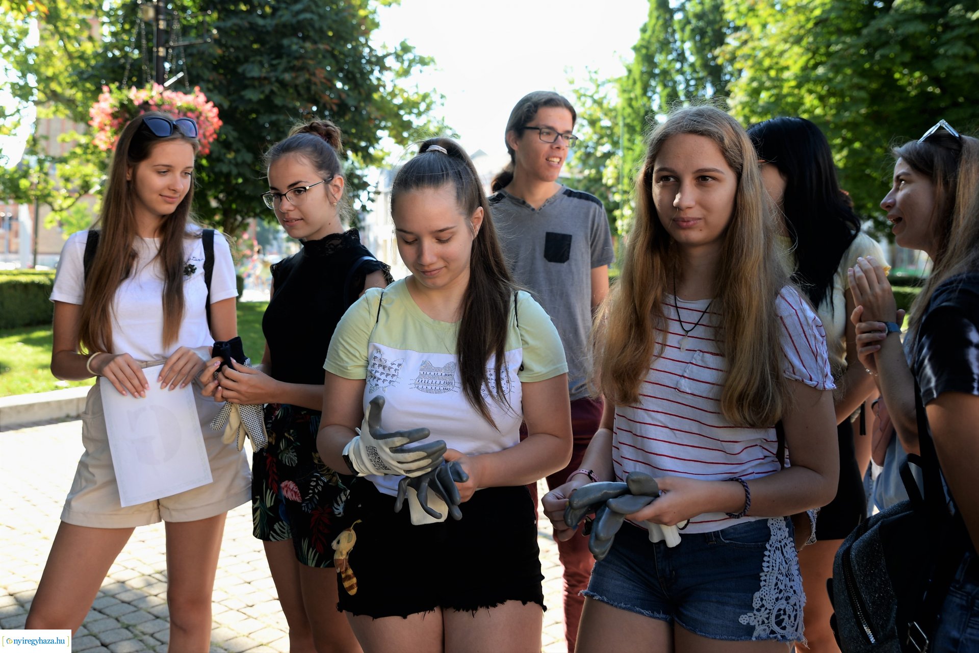 Hulladékgyűjtési akció Nyíregyháza belvárosában