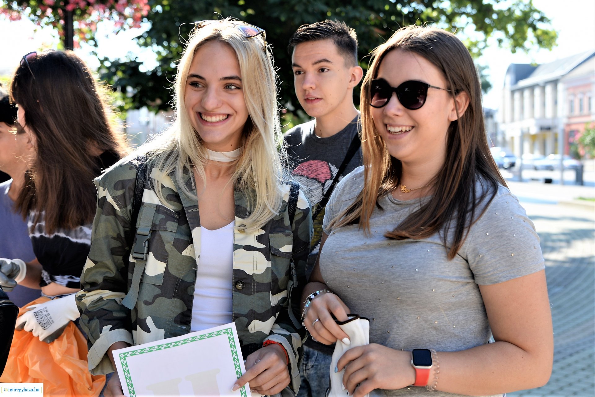 Hulladékgyűjtési akció Nyíregyháza belvárosában