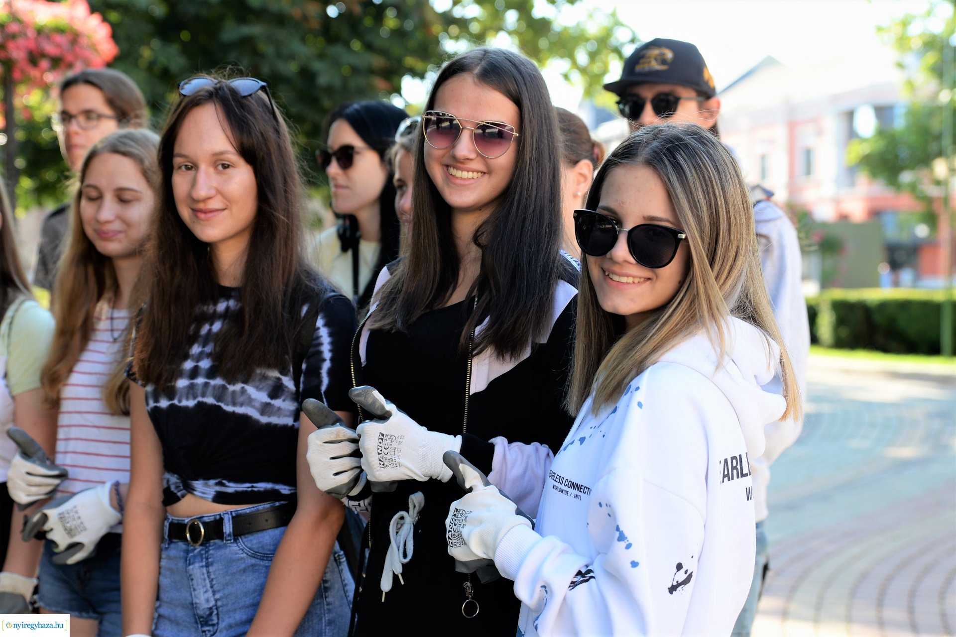Hulladékgyűjtési akció Nyíregyháza belvárosában