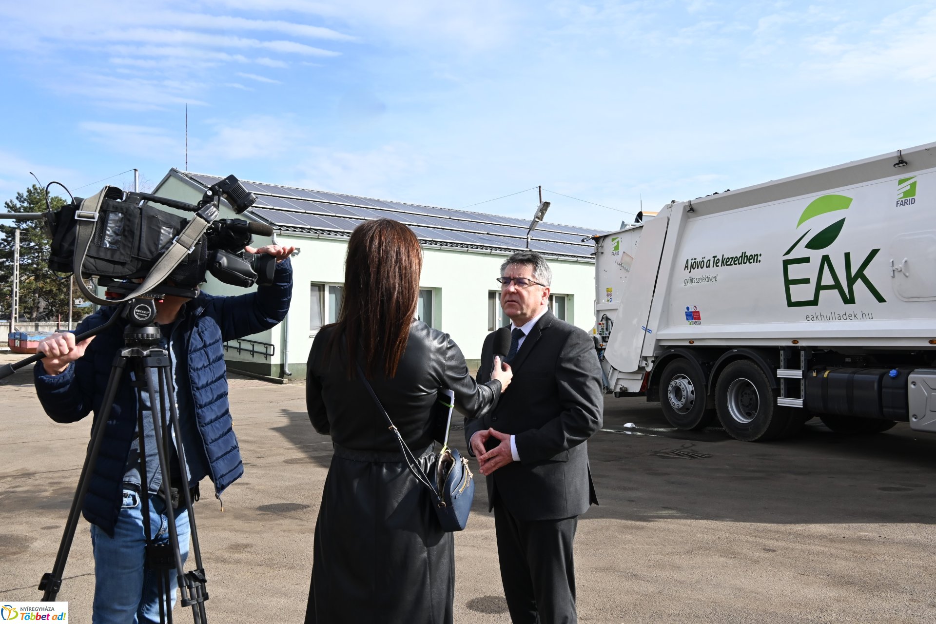 Hulladékgyűjtő gépjárművek átadó ünnepsége