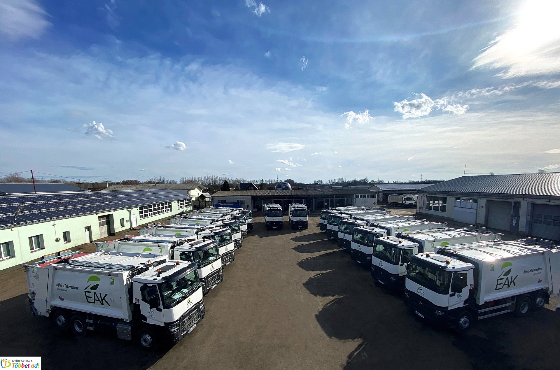 Hulladékgyűjtő gépjárművek átadó ünnepsége