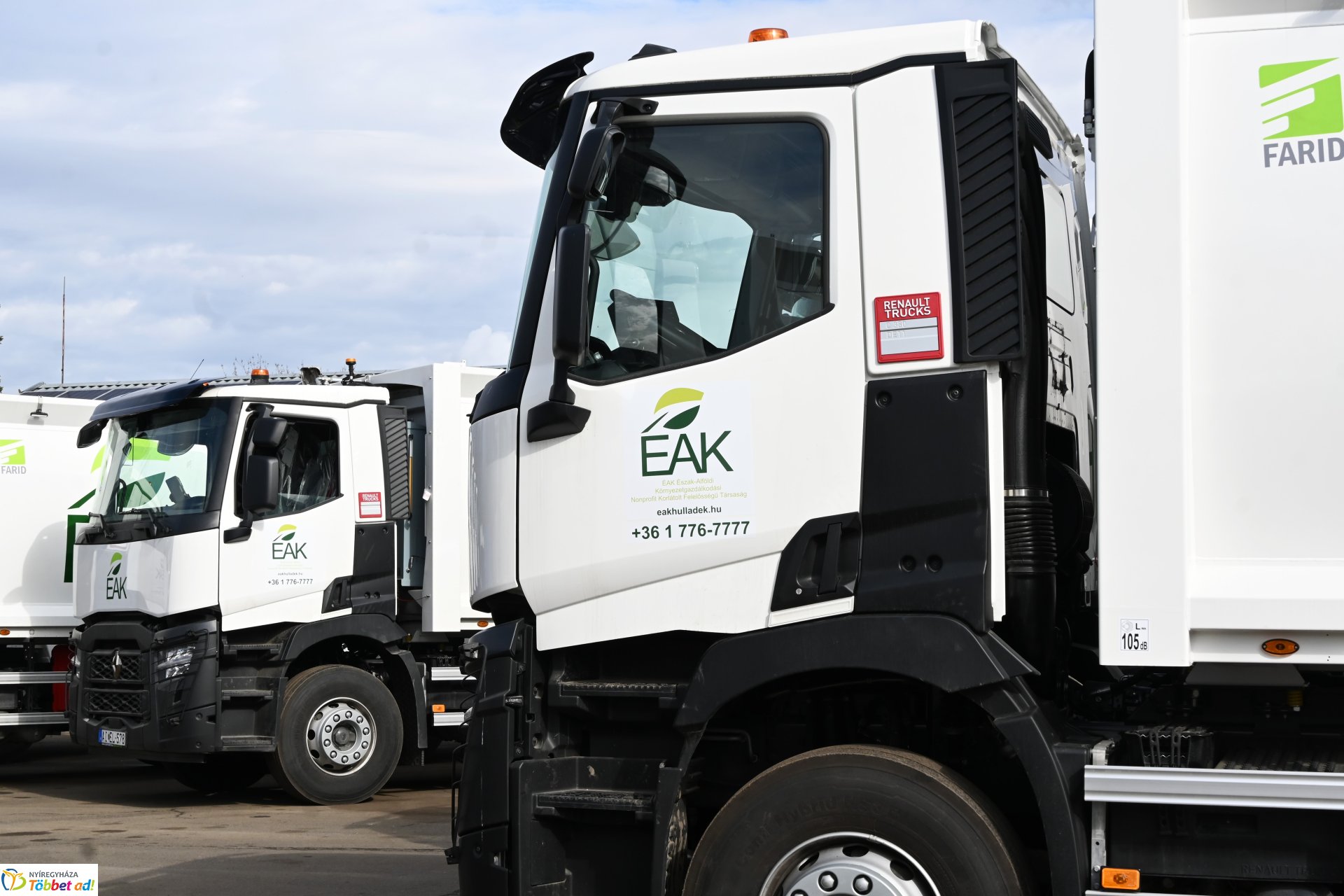 Hulladékgyűjtő gépjárművek átadó ünnepsége