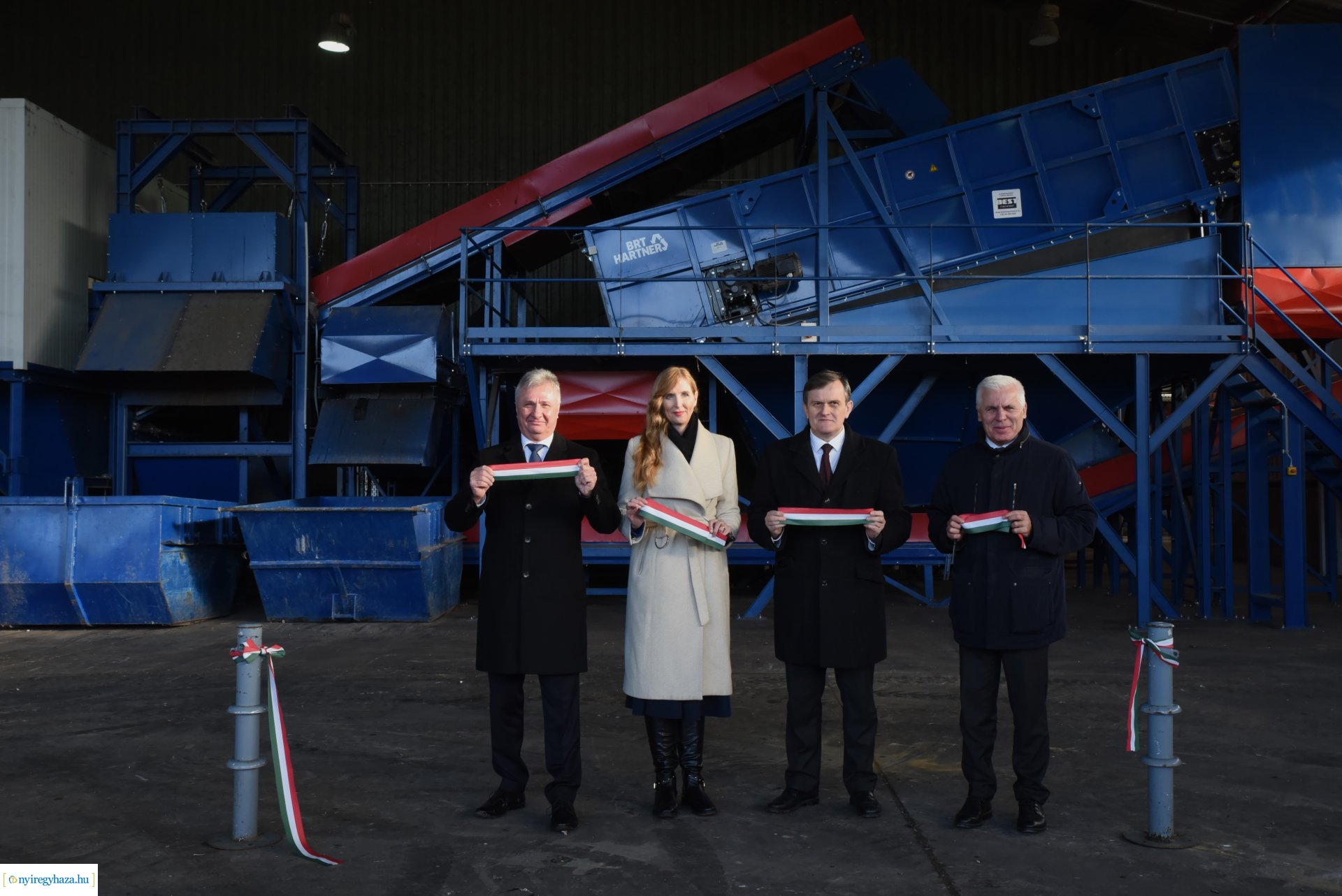 Hulladékkezelő csarnokot adtak át Nyíregyházán