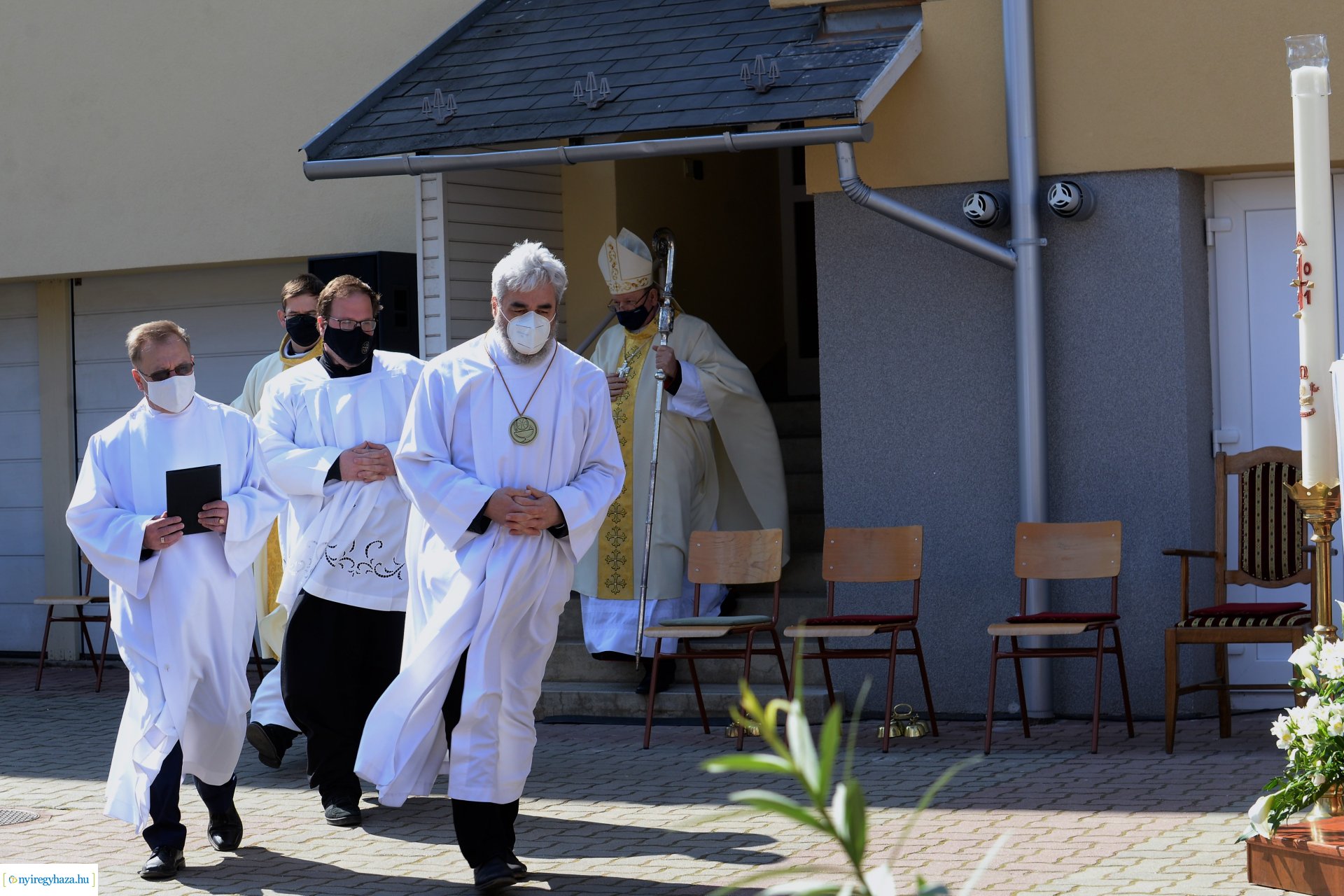 Húsvét vasárnap a Magyarok Nagyasszonya-társszékesegyházban