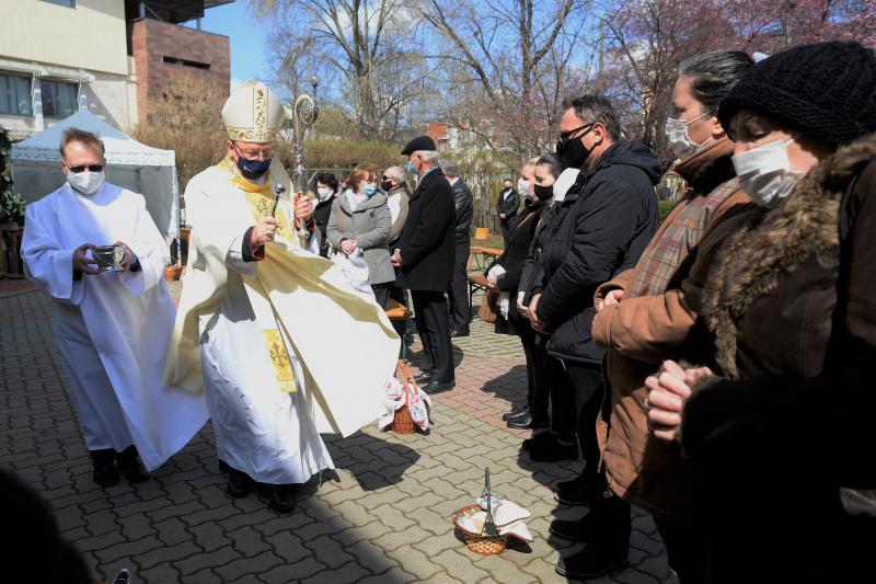 Húsvét vasárnap a Magyarok Nagyasszonya-társszékesegyházban