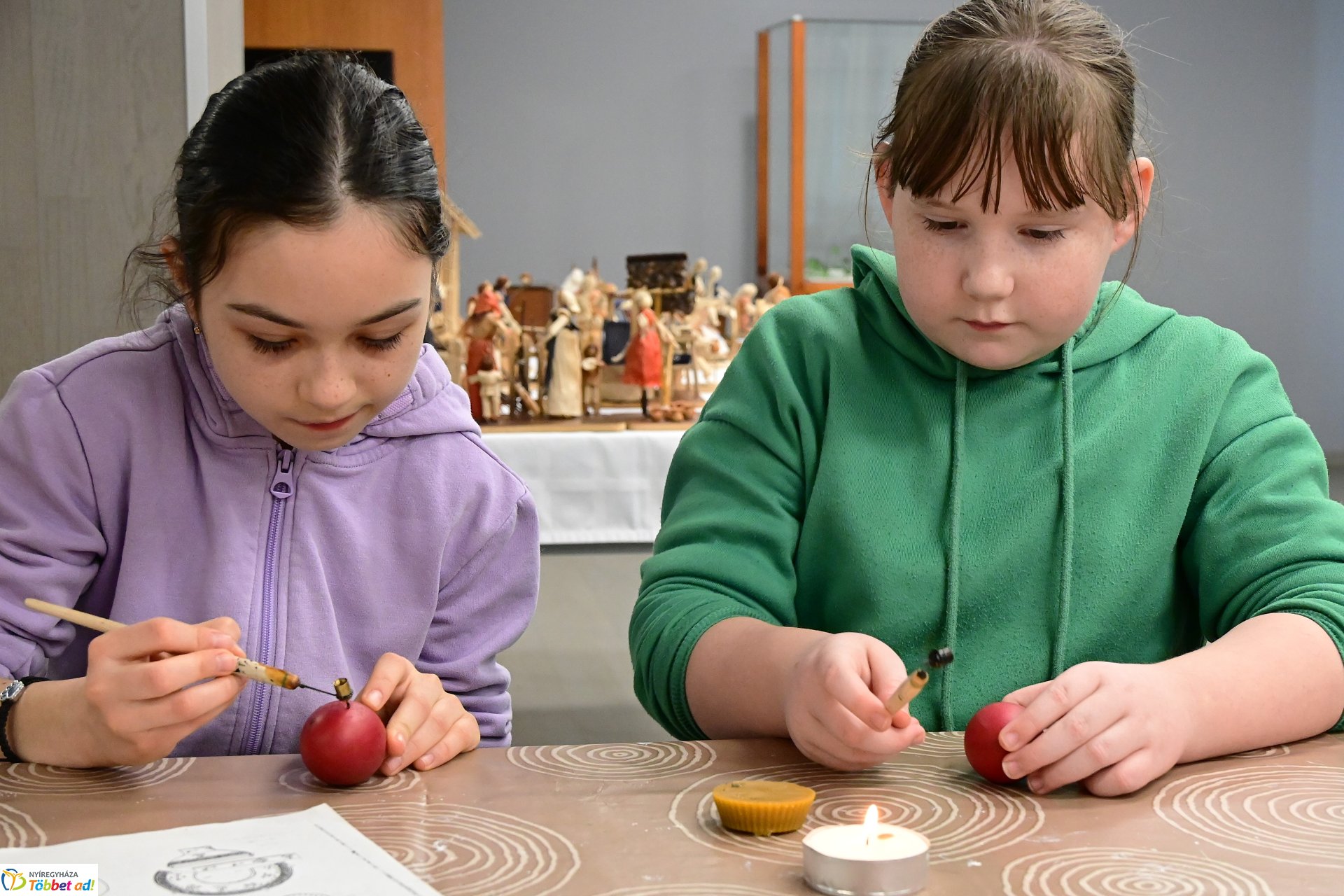 Húsvéti tojásfestő foglalkozás a Kállay Gyűjteményben