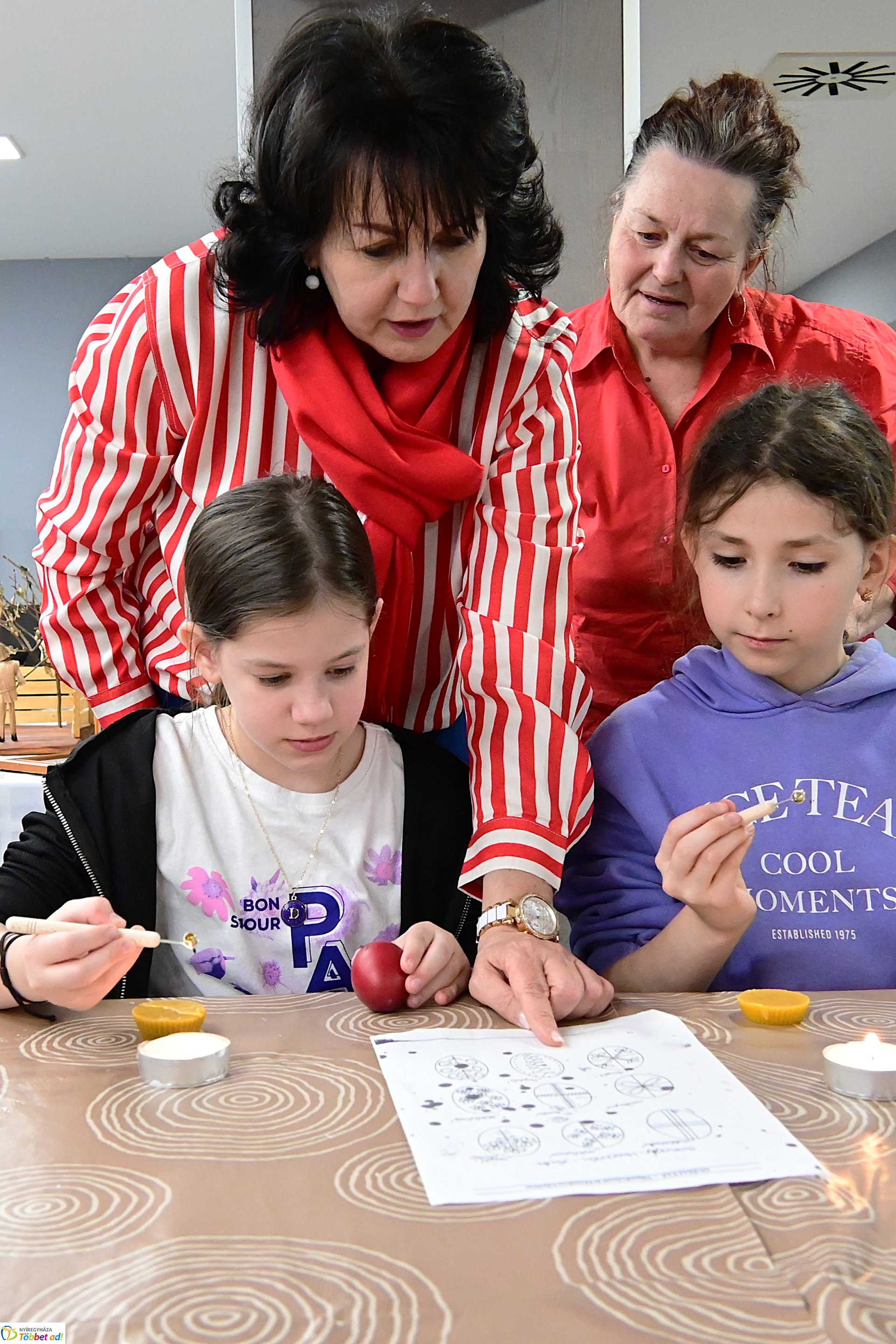 Húsvéti tojásfestő foglalkozás a Kállay Gyűjteményben