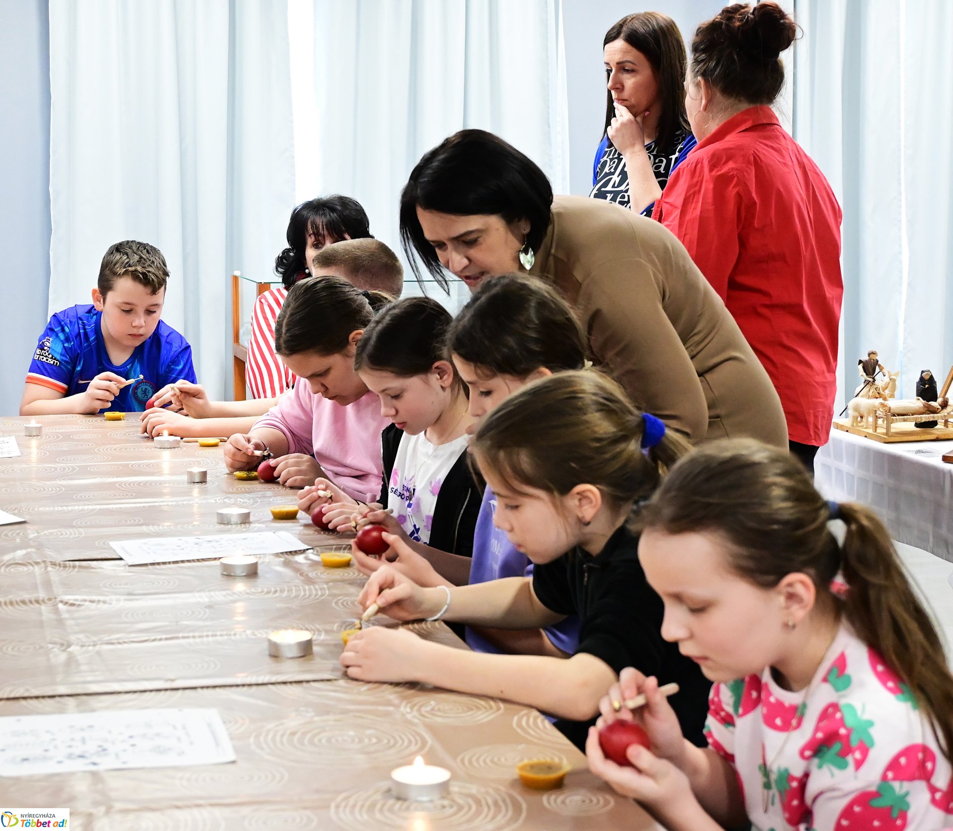 Húsvéti tojásfestő foglalkozás a Kállay Gyűjteményben