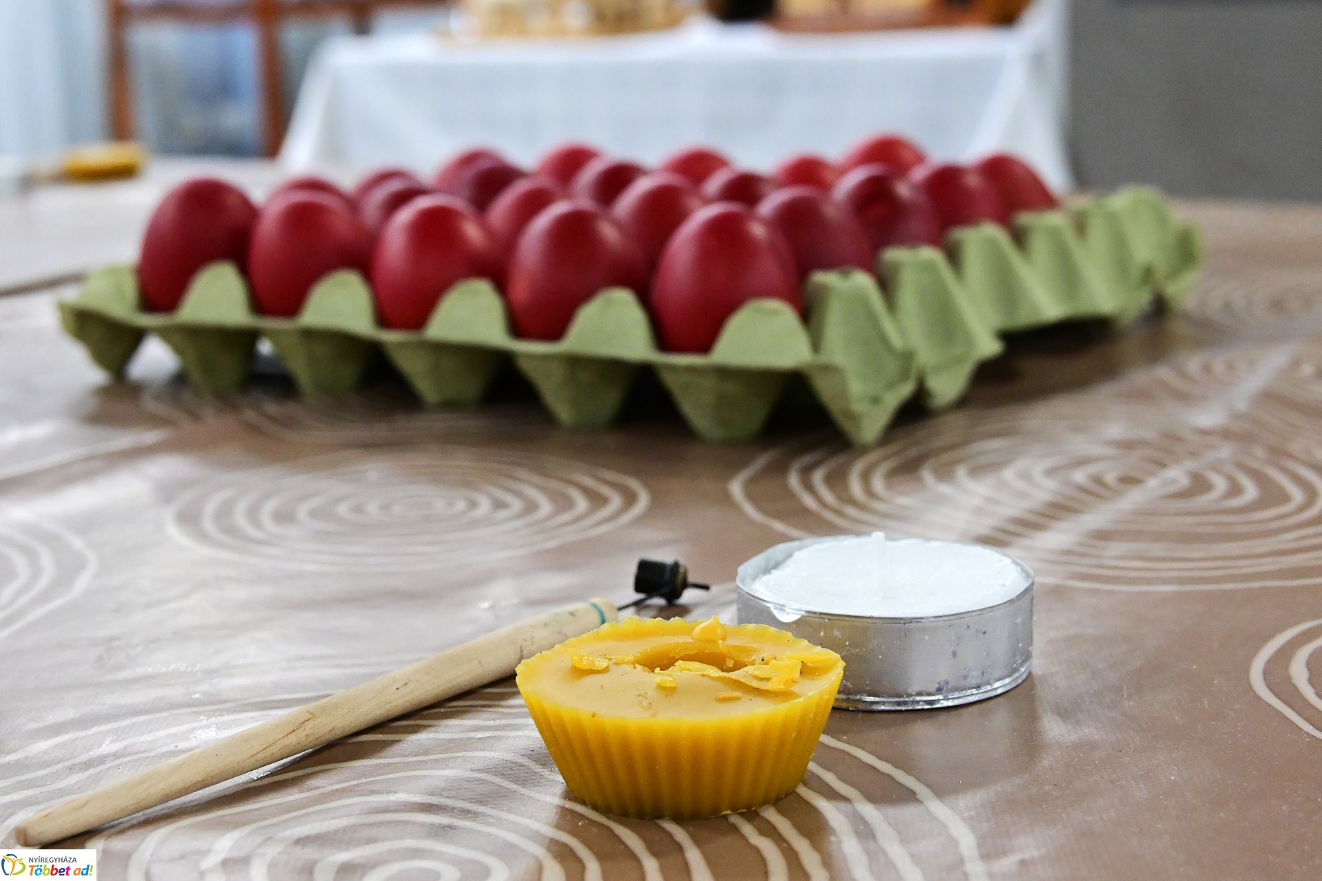 Húsvéti tojásfestő foglalkozás a Kállay Gyűjteményben