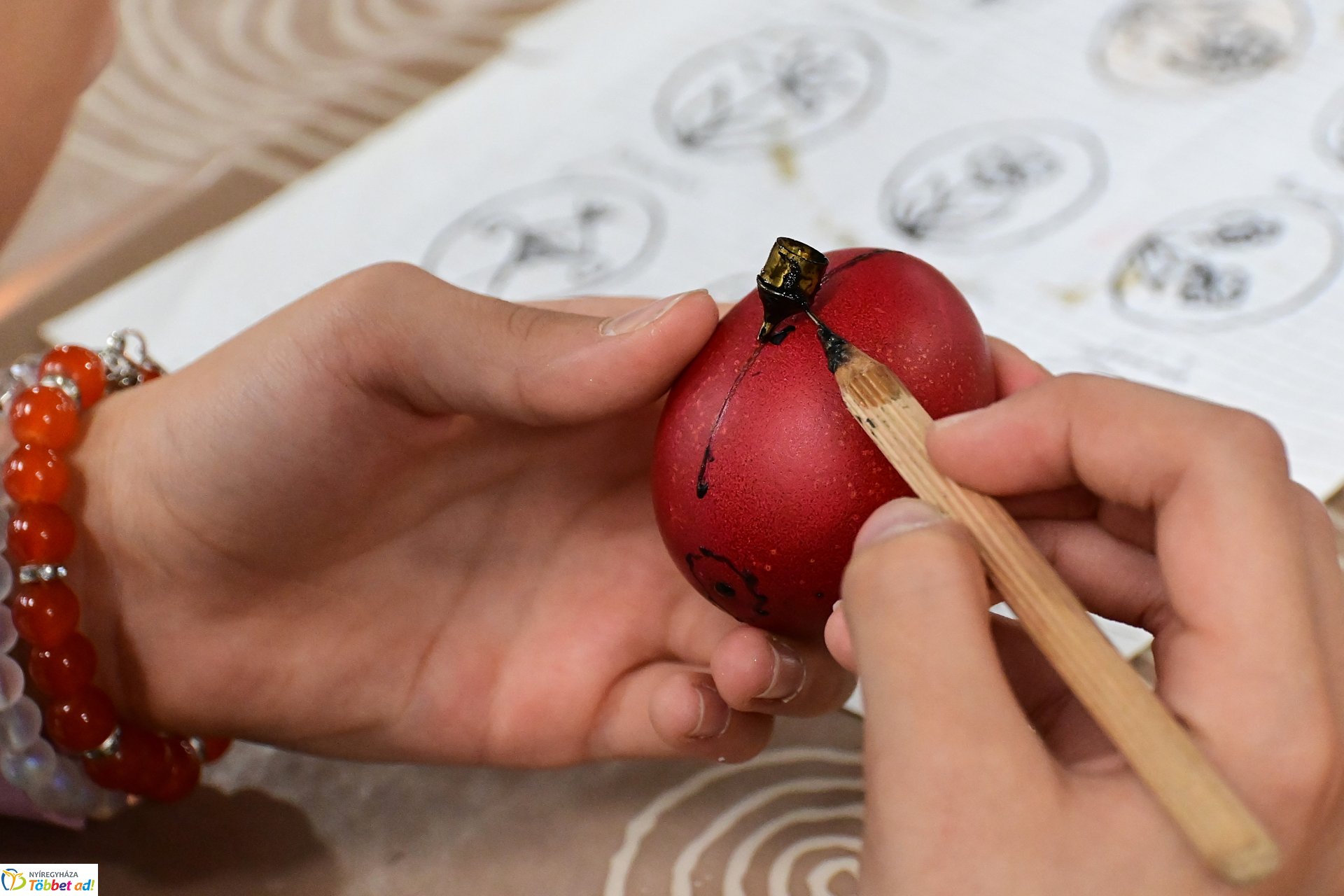 Húsvéti tojásfestő foglalkozás a Kállay Gyűjteményben